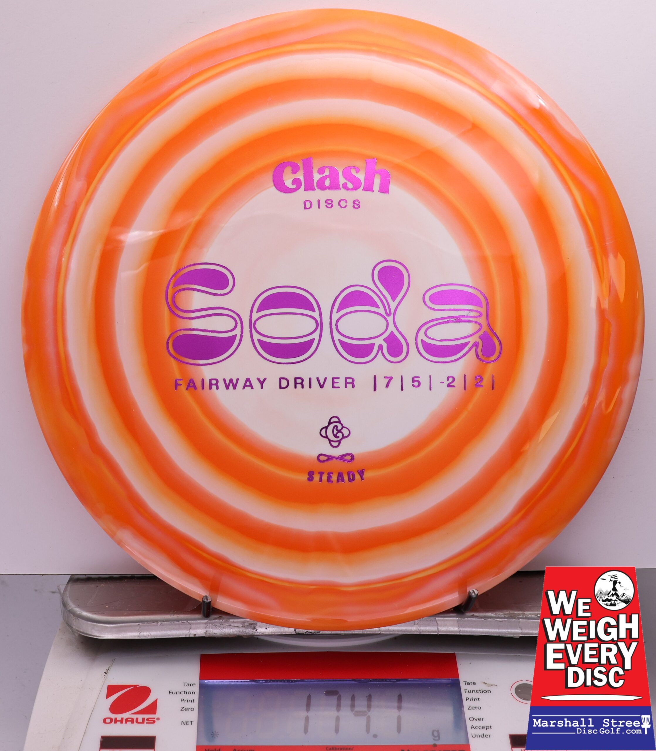 446945 Steady Ring Soda - #429 OrangeWhite, 174