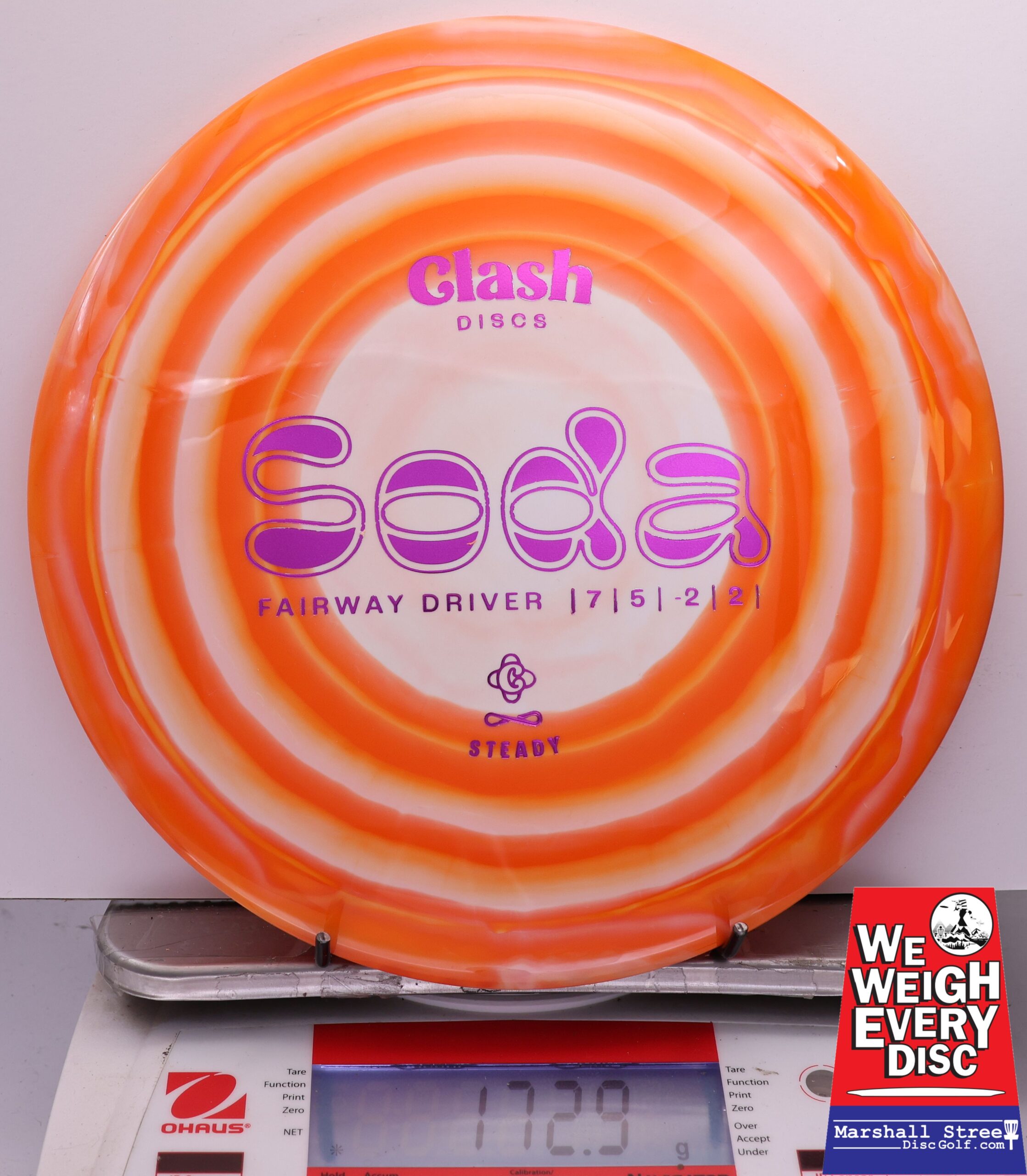 446946 Steady Ring Soda - #430 OrangeWhite, 173