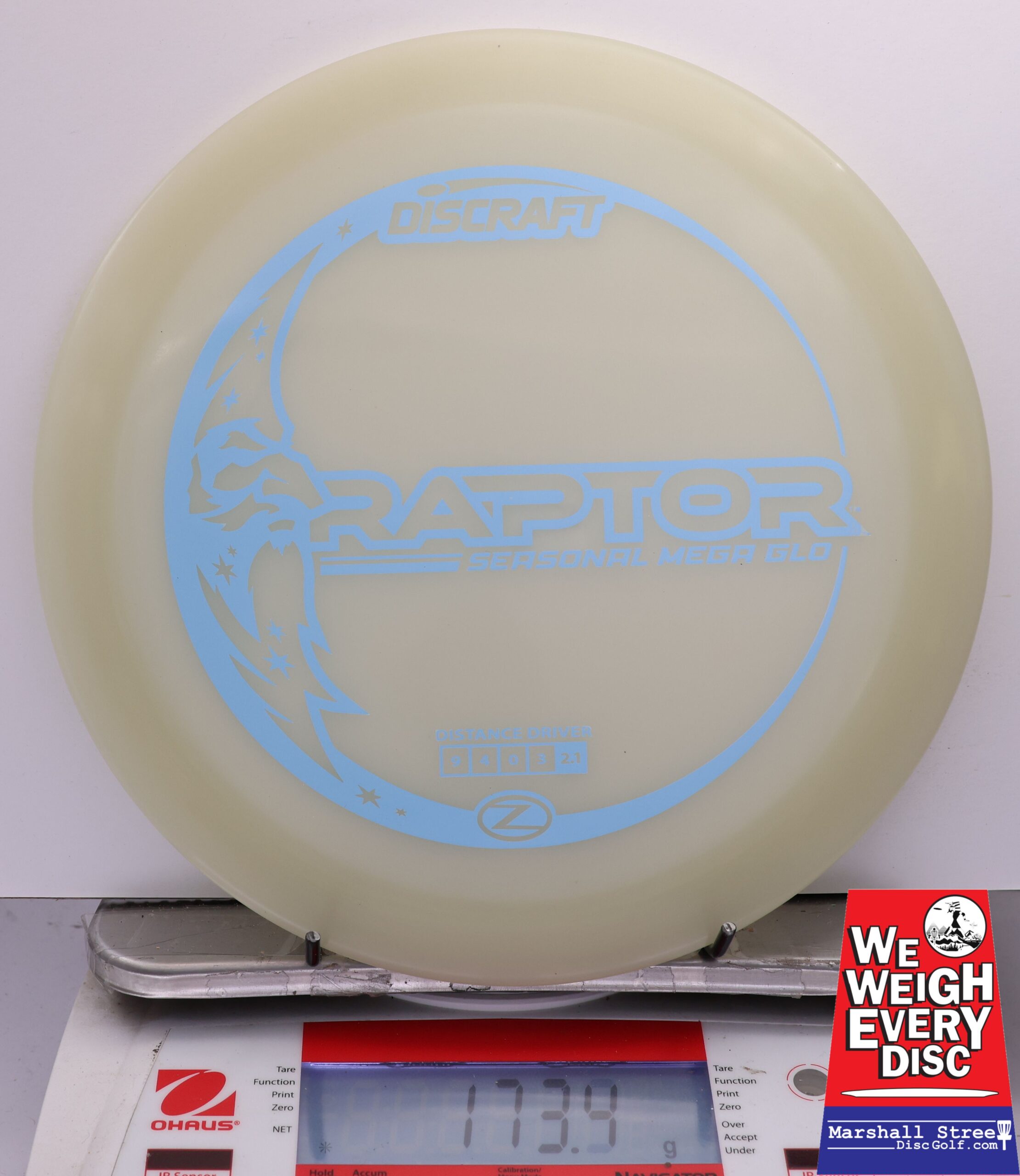 447257 Seasonal Mega Glow Z Raptor - #10 Glow, 173