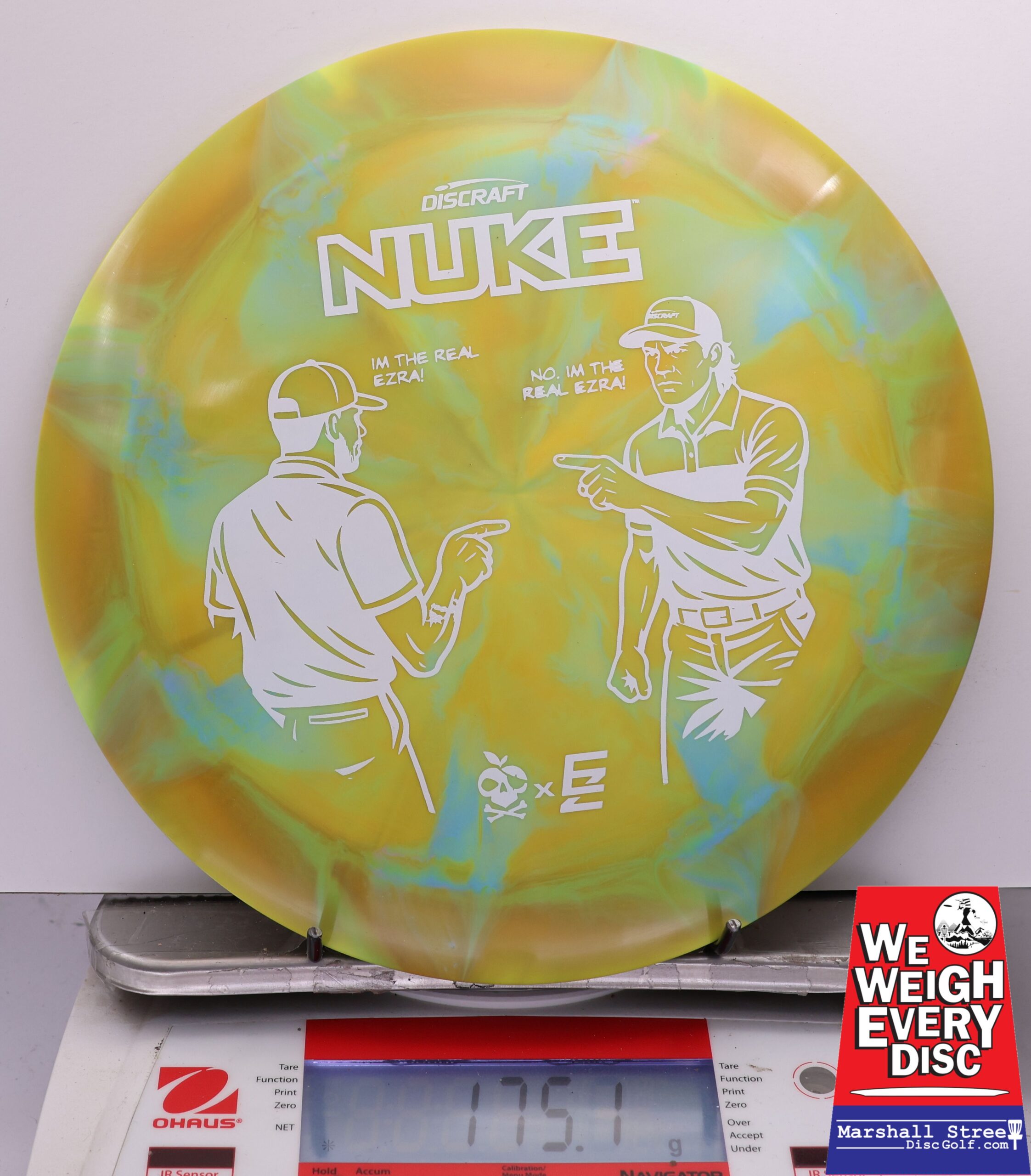447348 ESP Swirl Nuke, Ezra Vs. Ezra - #12 YellowBlue, 175