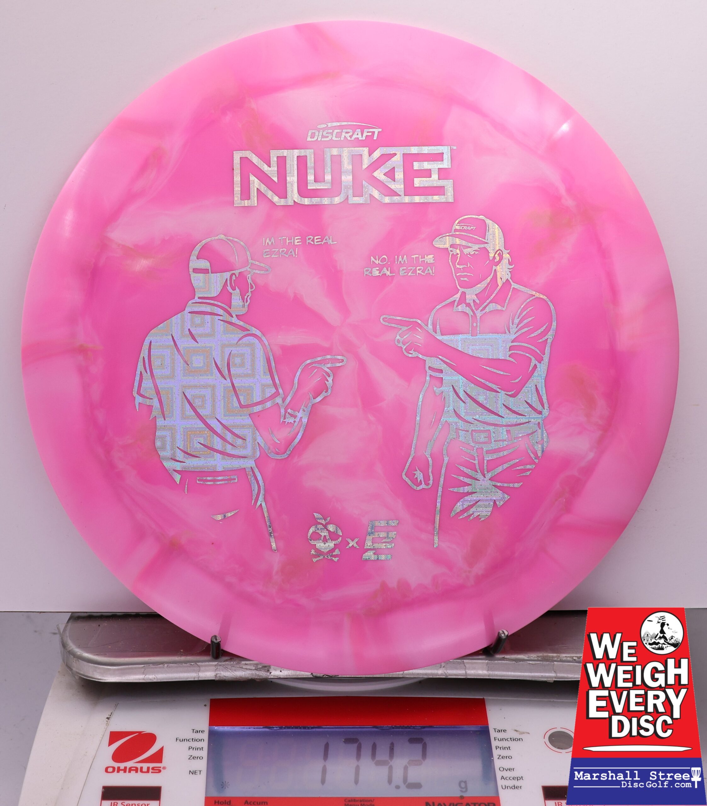447350 ESP Swirl Nuke, Ezra Vs. Ezra - #14 Pink, 174