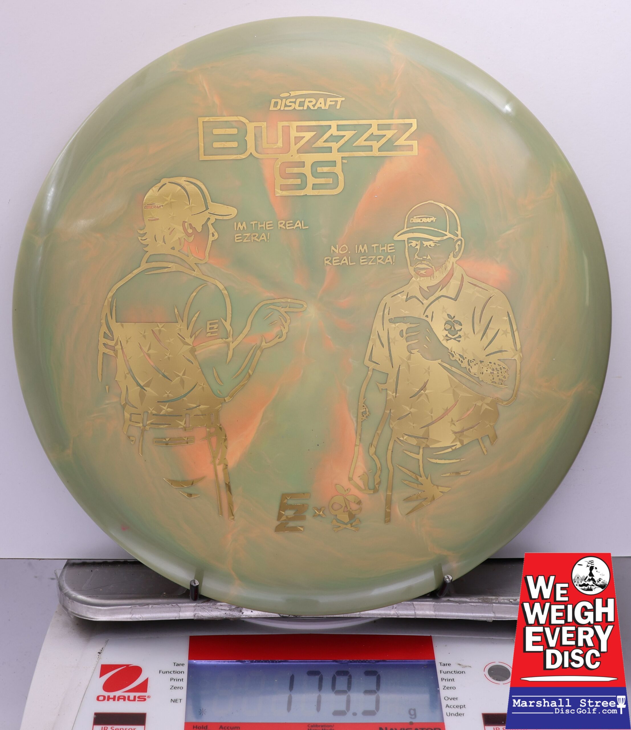 447399 ESP Swirl Buzzz SS, Ezra Vs. Ezra - #29 PaleGreenOrng, 179