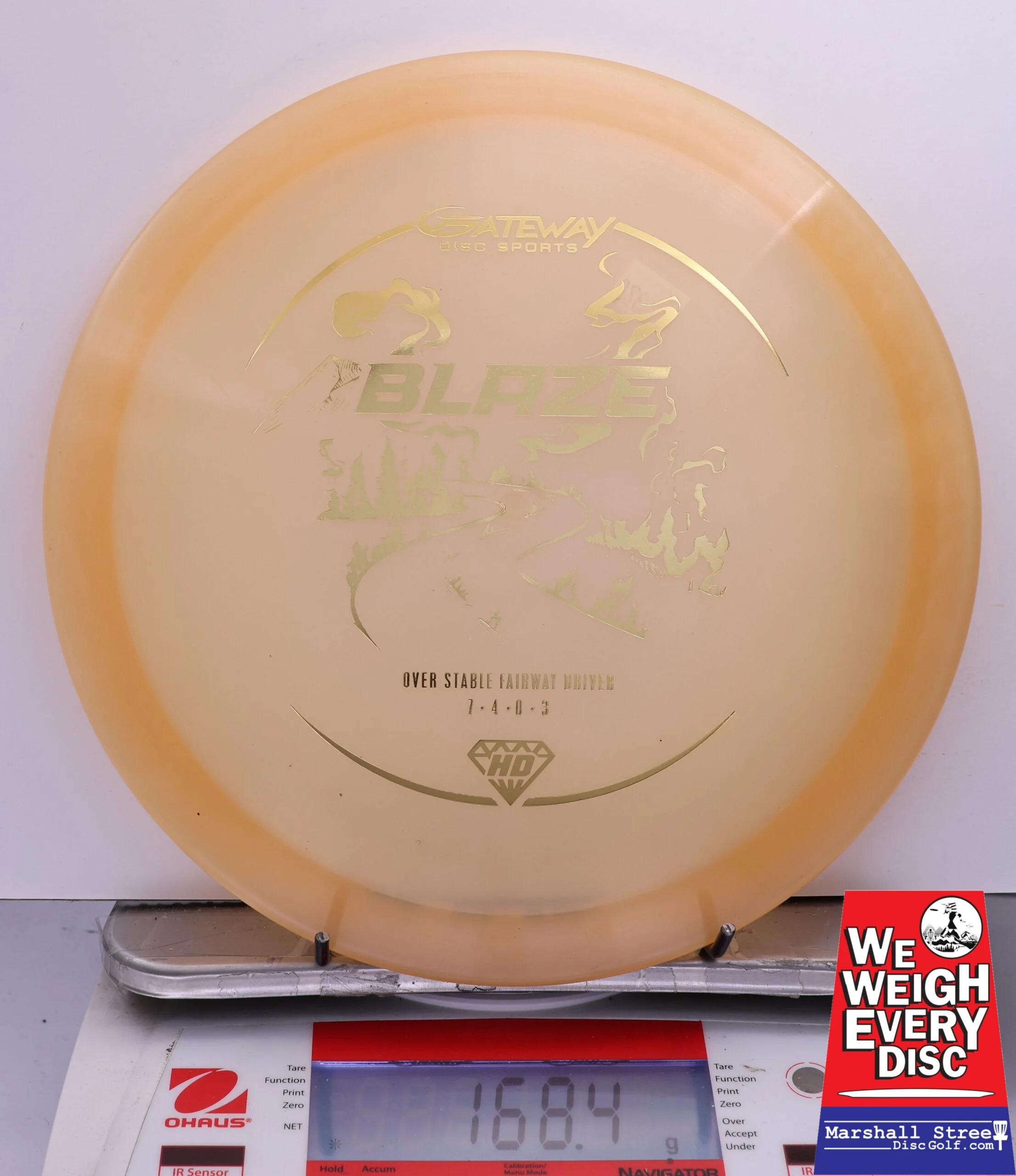447894 Hyper Diamond Blaze - #320 LtOrange, 168