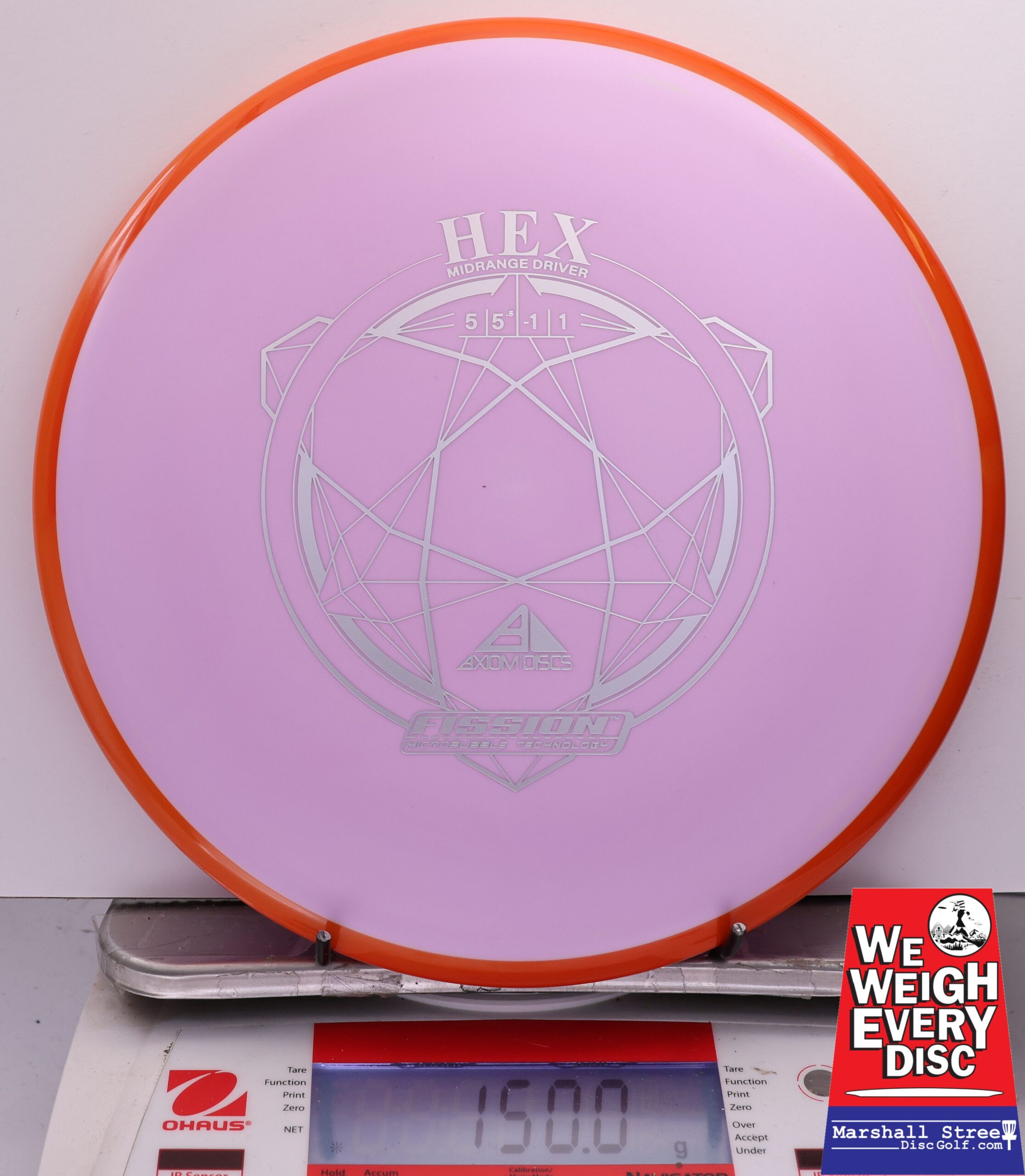 448473 Fission Hex - #806 Orange-LtPurple, 150