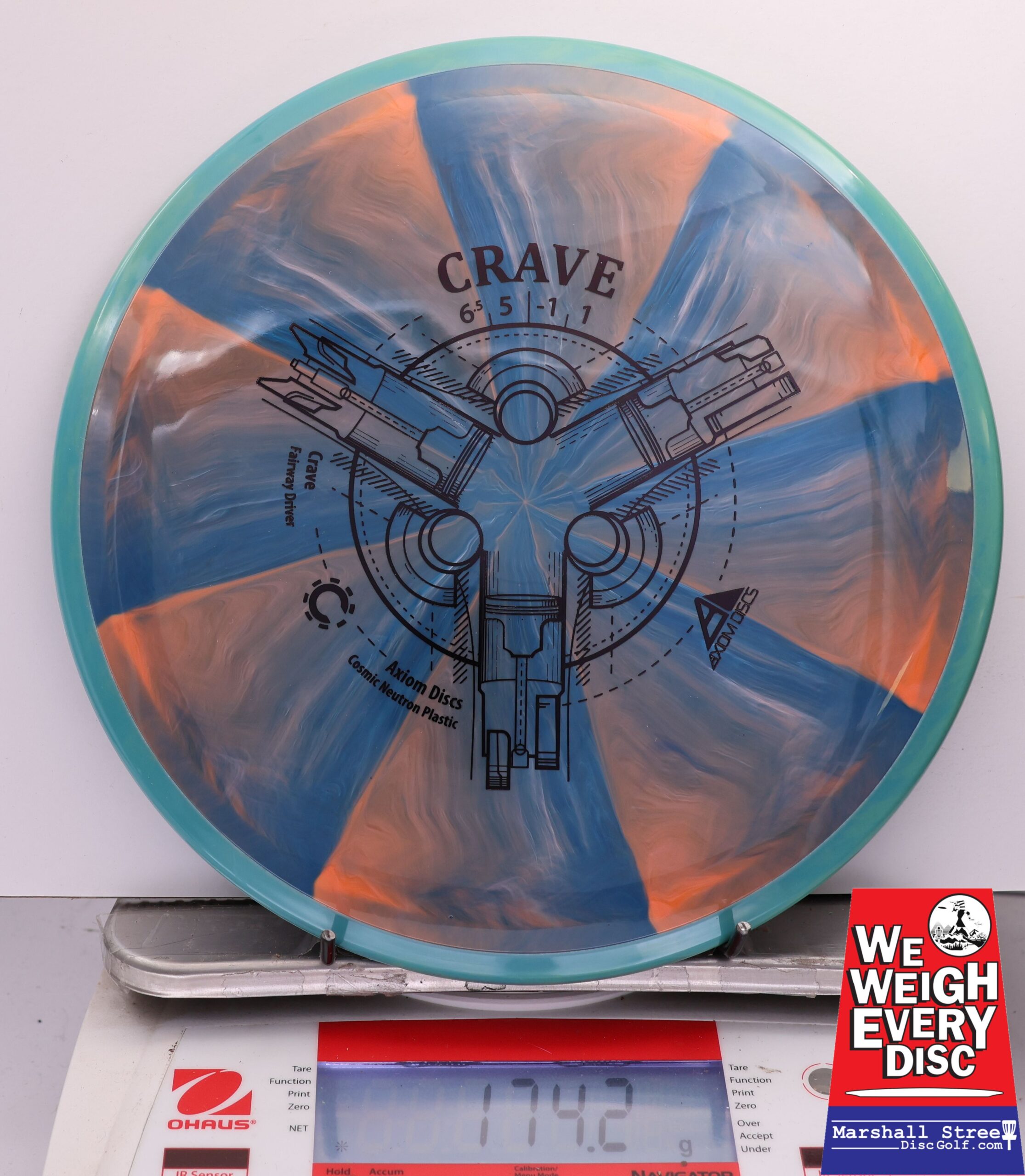 448863 Cosmic Neutron Crave - #806 Aqua-BlueOrange, 174