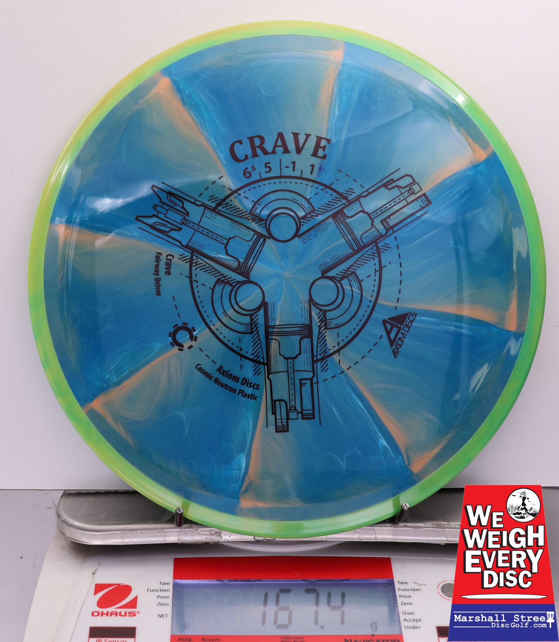 448868 Cosmic Neutron Crave - #811 Grellow-Blue, 167