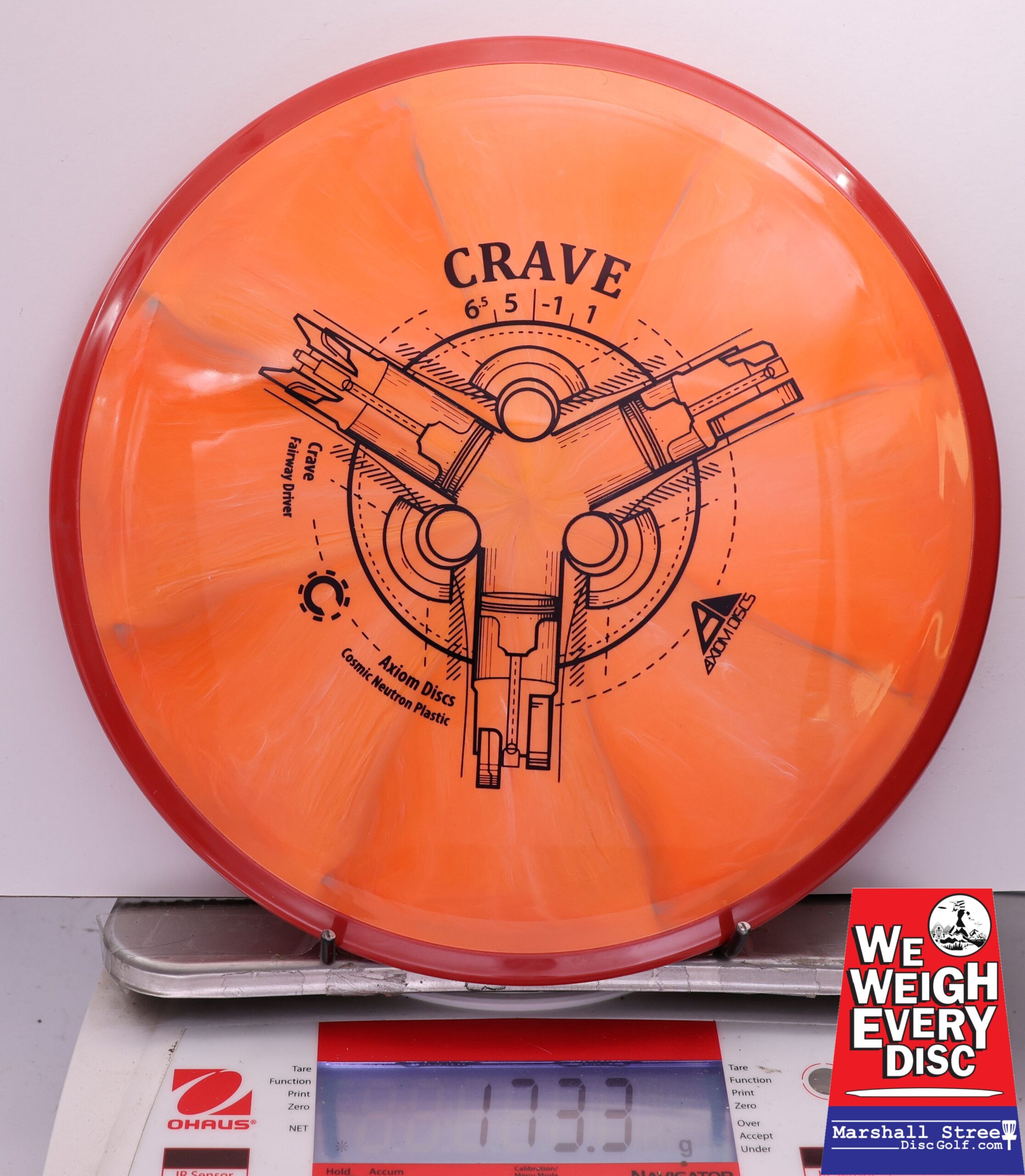 448881 Cosmic Neutron Crave - #824 Red-Orange, 173