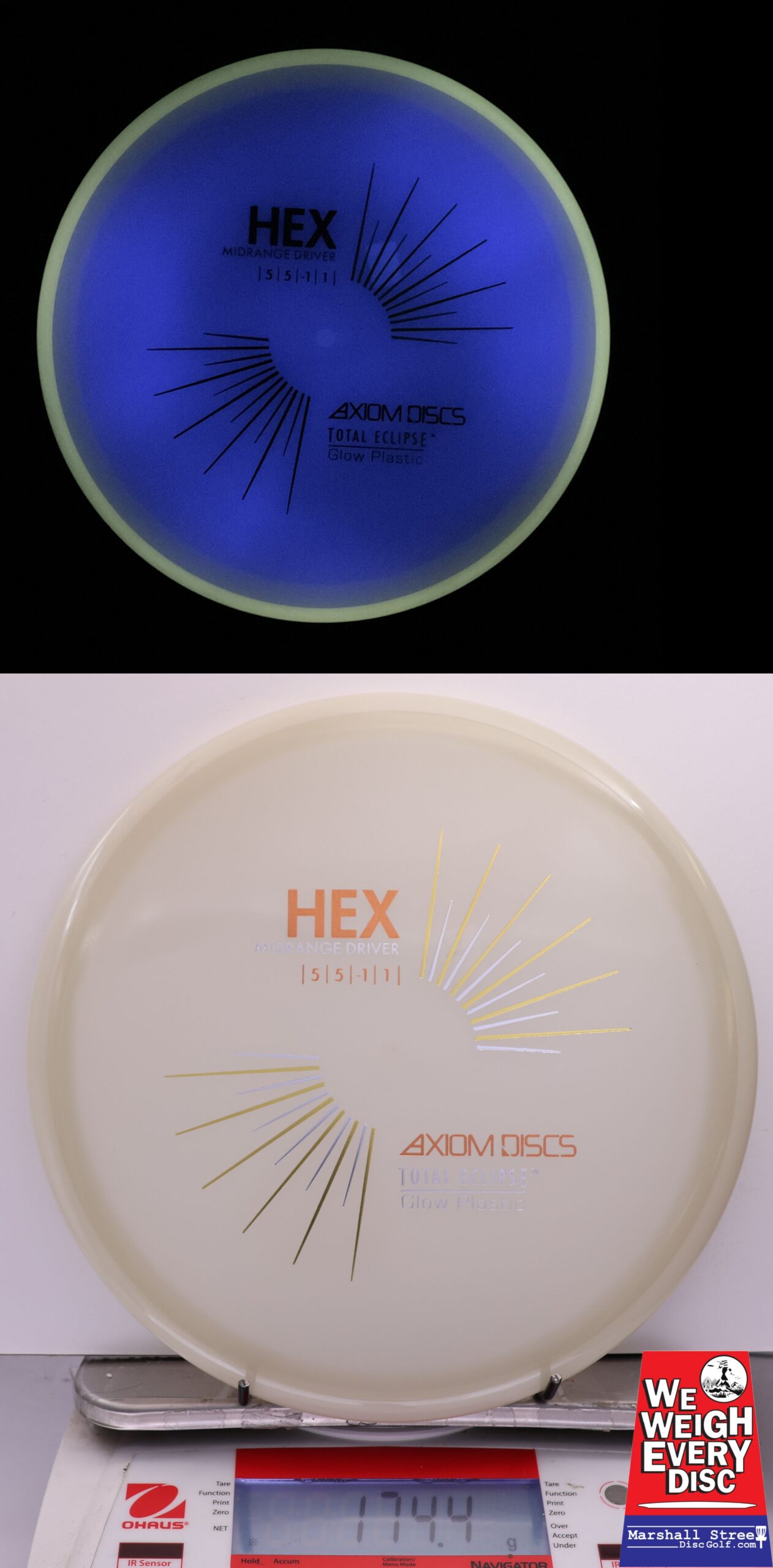 449858 Total Eclipse Hex - #807 Yellow-Blue, 174