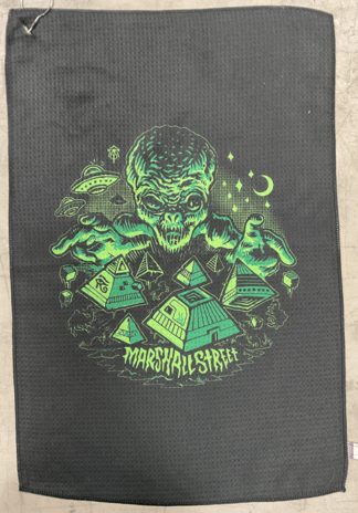 Martial Street Waffle Towel with Clip