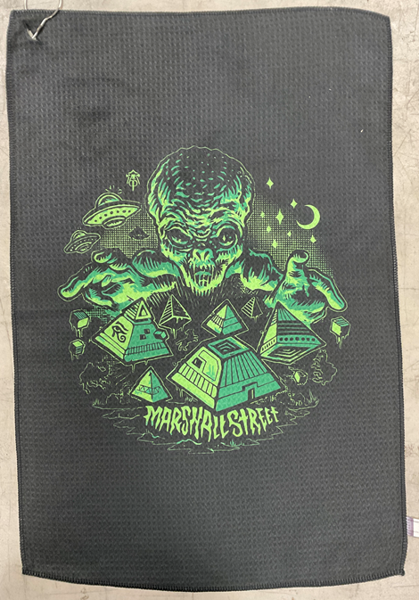 Martial Street Waffle Towel with Clip