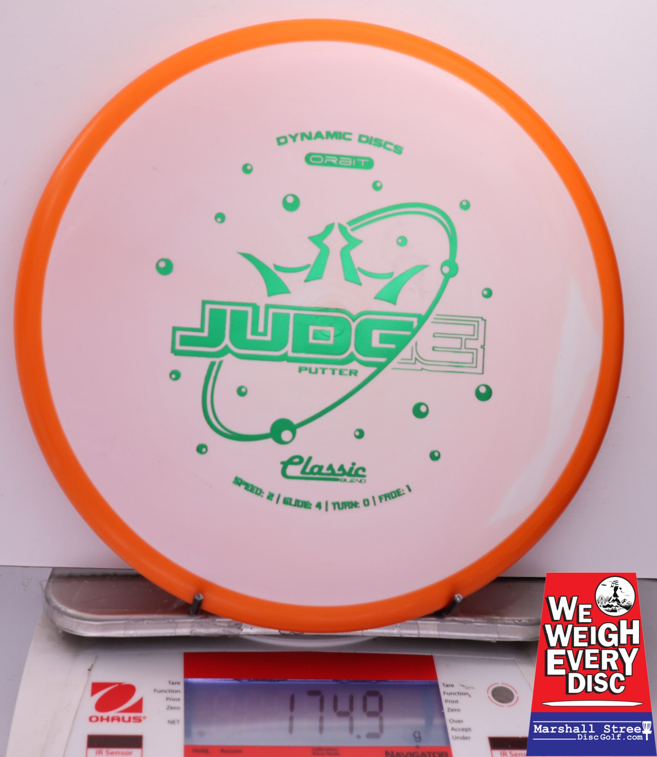 450410 Classic Blend Orbit Judge - #748 Orange-White, 175