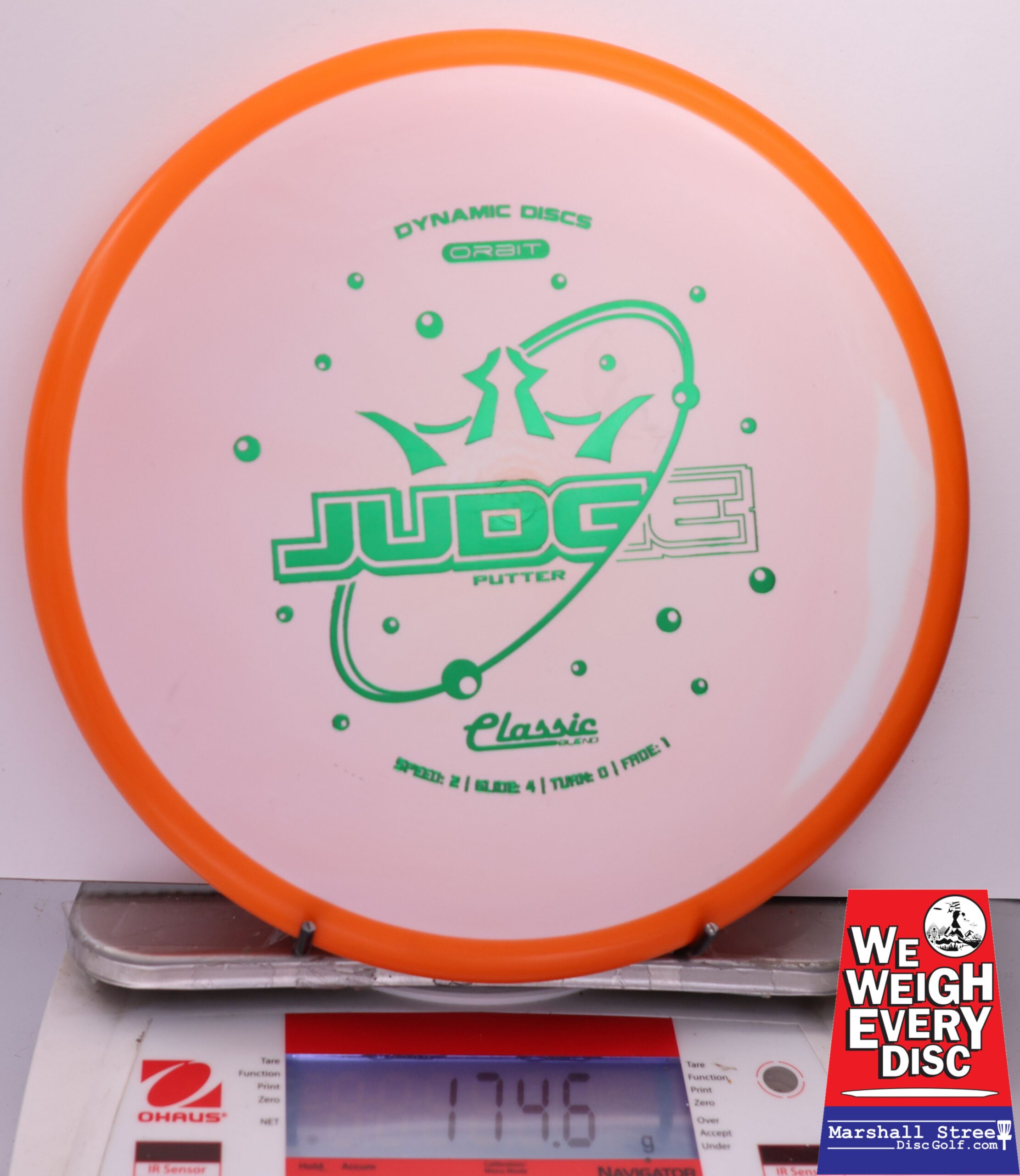 450411 Classic Blend Orbit Judge - #749 Orange-White, 175