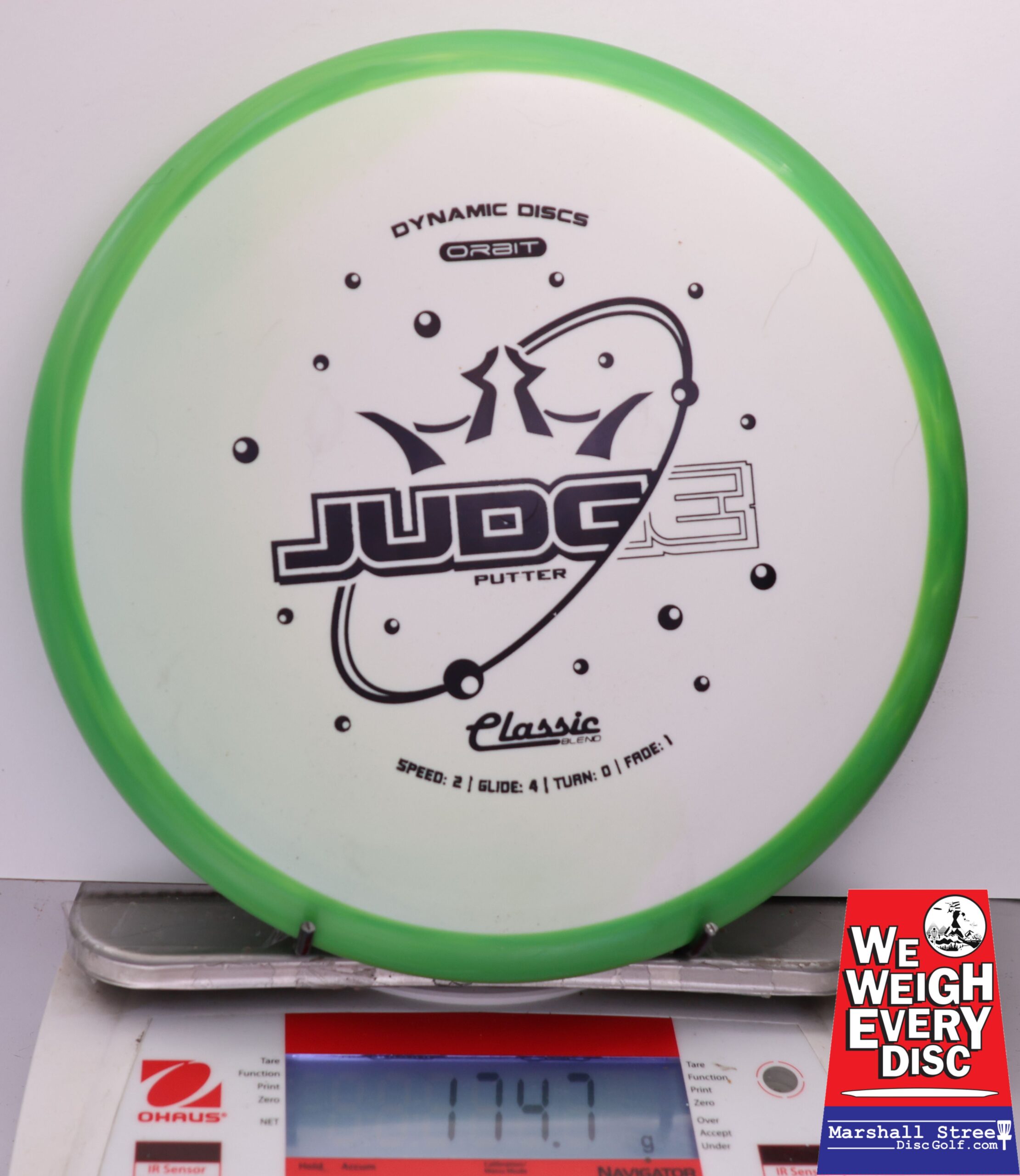 450416 Classic Blend Orbit Judge - #754 Green-White, 175