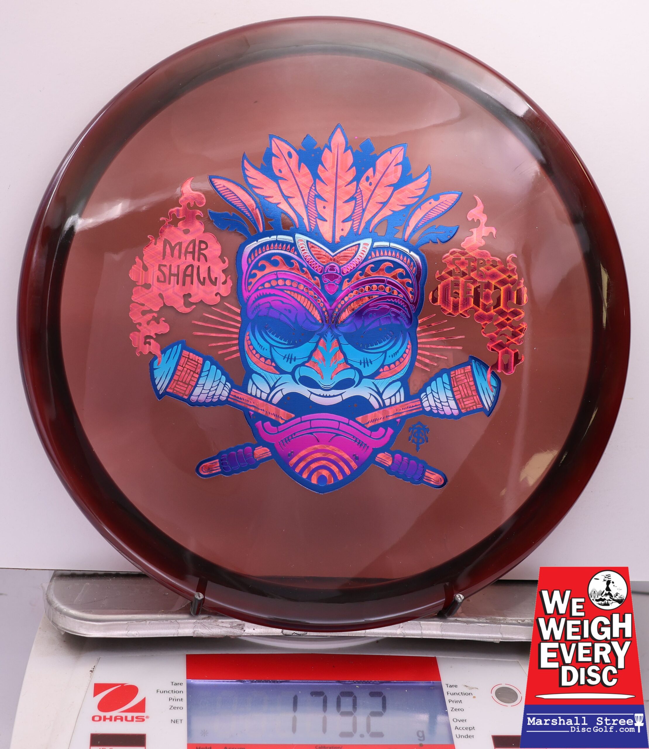 451036 Ethos Crux, Marshall Street Tiki Mask - #03 DrkMaroon, 179