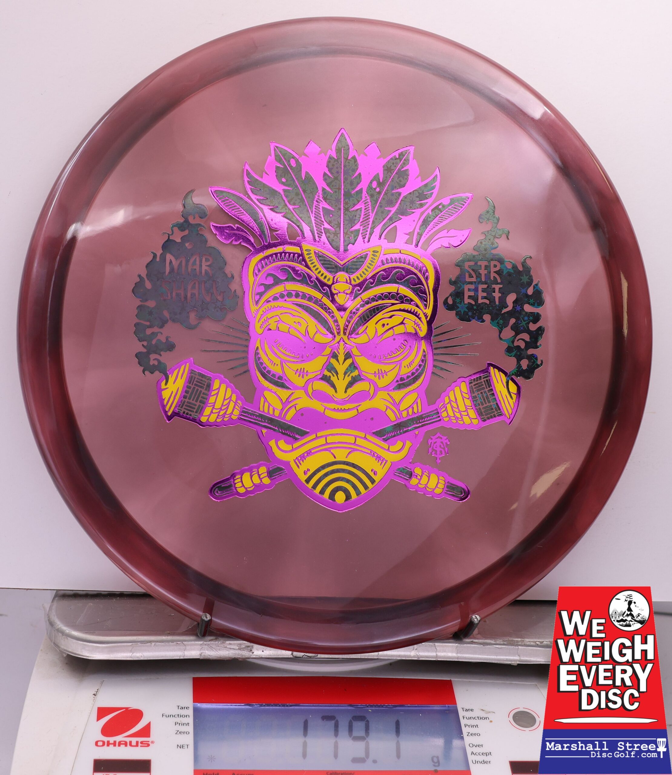 451037 Ethos Crux, Marshall Street Tiki Mask - #04 DrkMaroon, 179