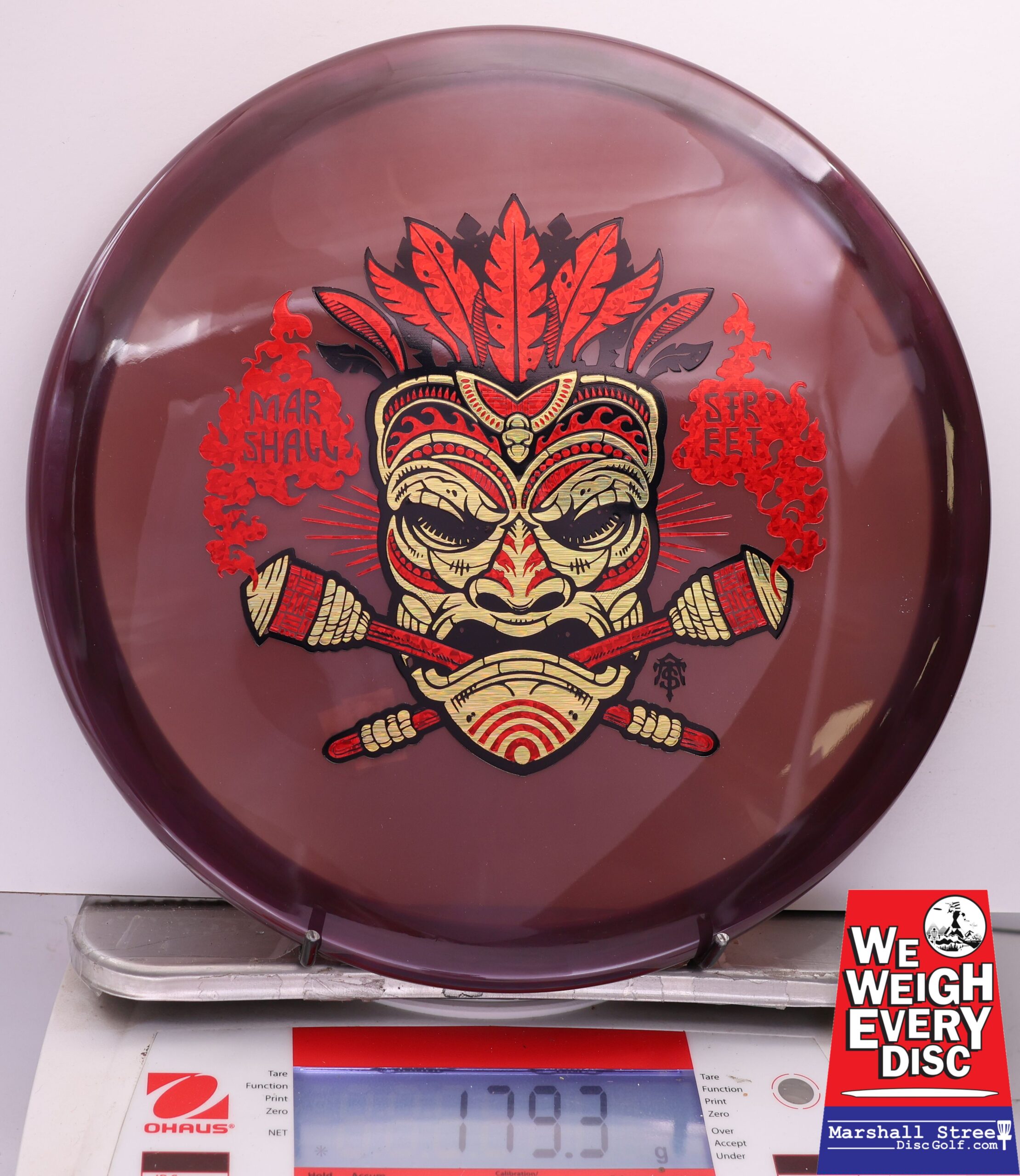 451038 Ethos Crux, Marshall Street Tiki Mask - #05 DrkMaroon, 179
