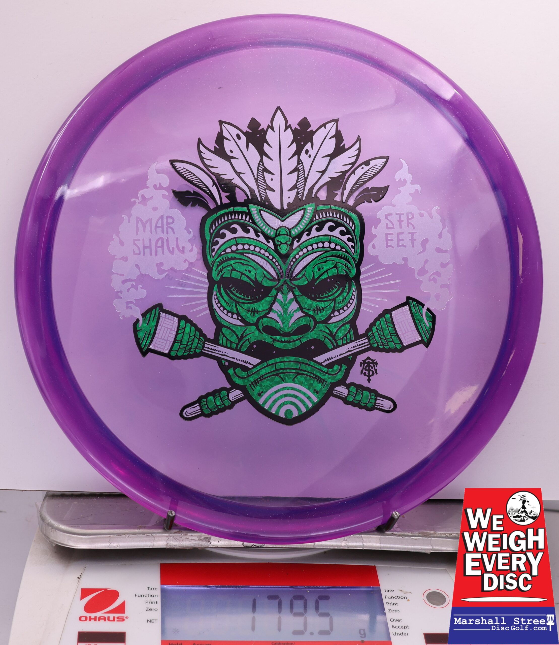 451041 Ethos Crux, Marshall Street Tiki Mask - #08 Purple, 180