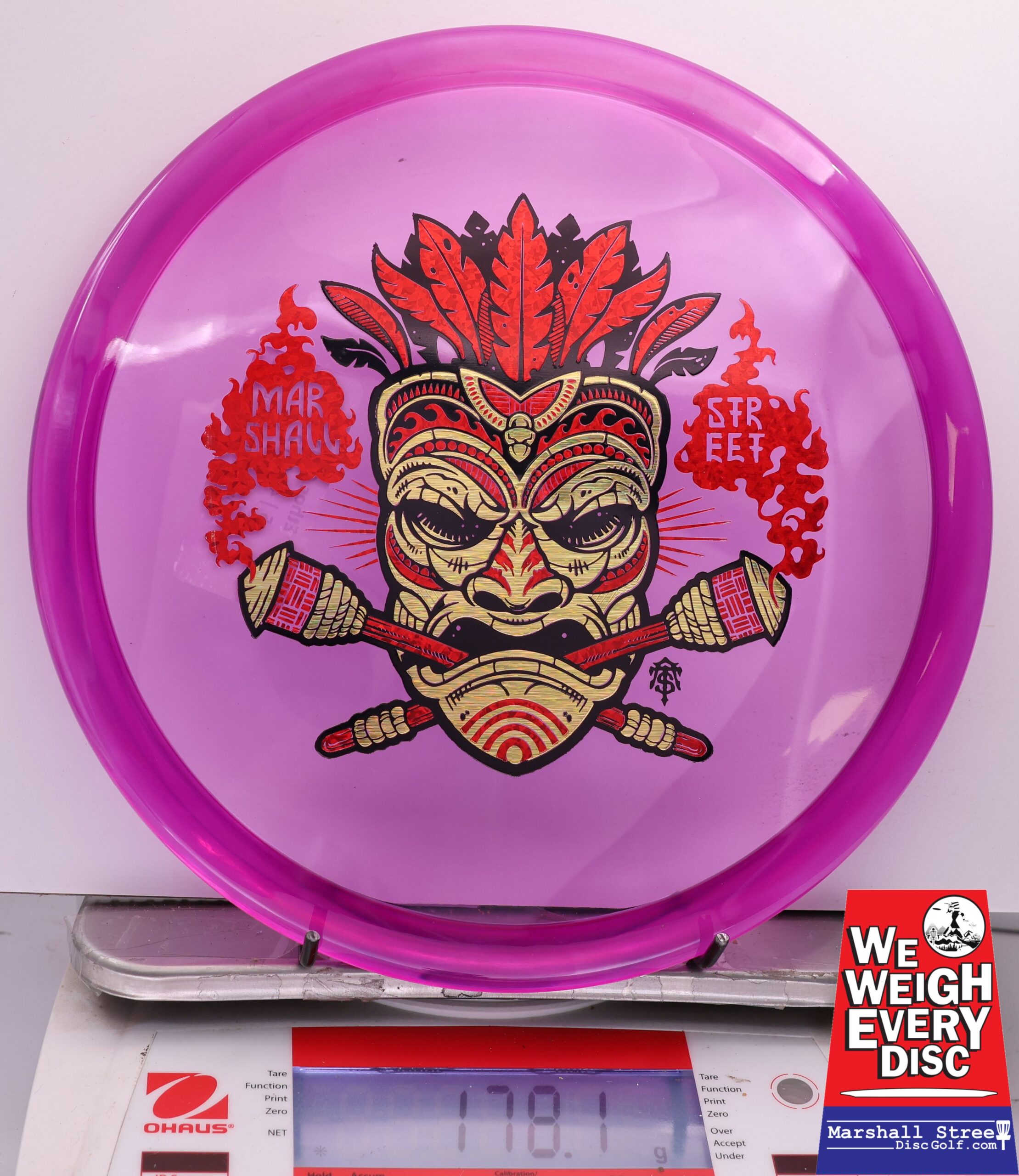 451042 Ethos Crux, Marshall Street Tiki Mask - #09 Magenta, 178