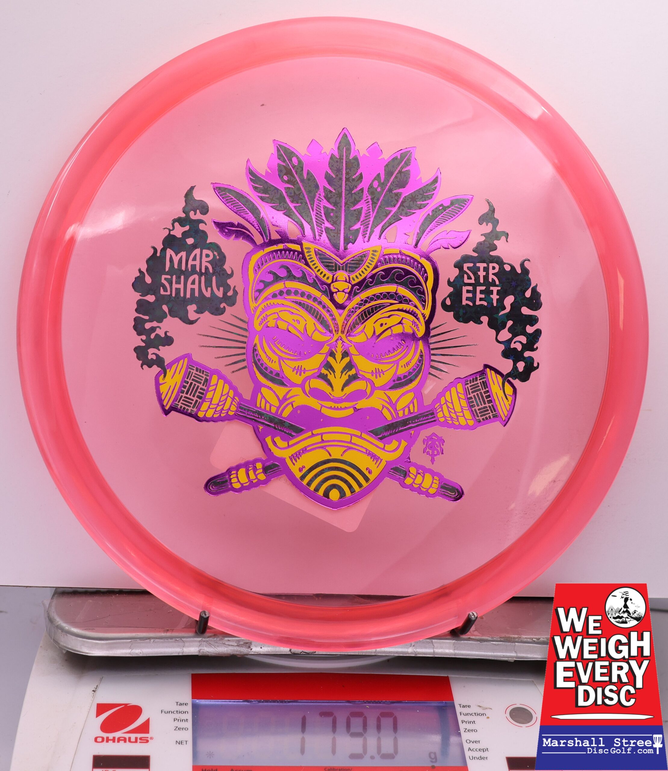 451044 Ethos Crux, Marshall Street Tiki Mask - #11 Pink, 179
