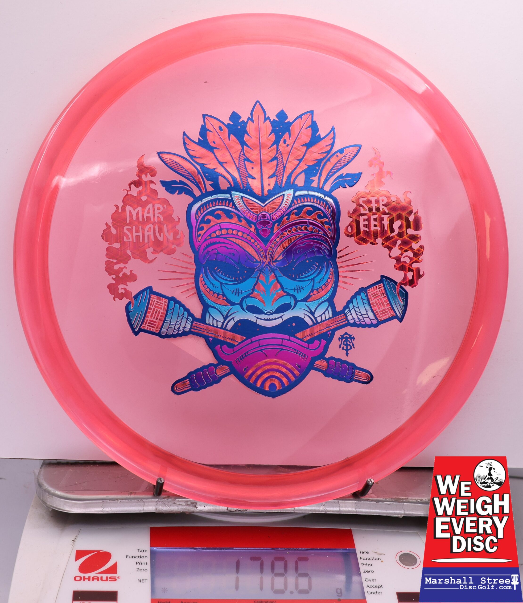 451045 Ethos Crux, Marshall Street Tiki Mask - #12 Pink, 179