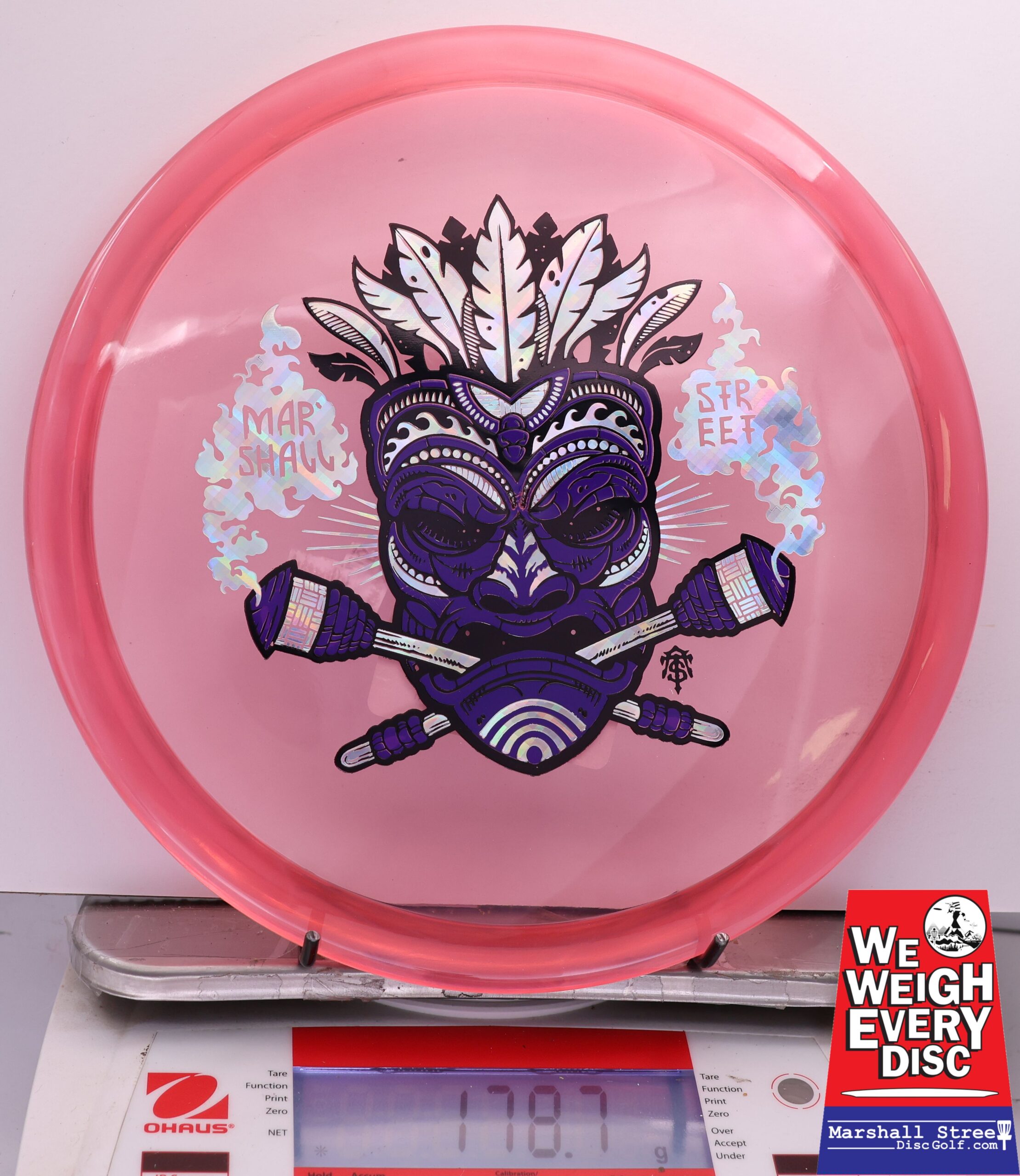 451048 Ethos Crux, Marshall Street Tiki Mask - #15 Pink, 179