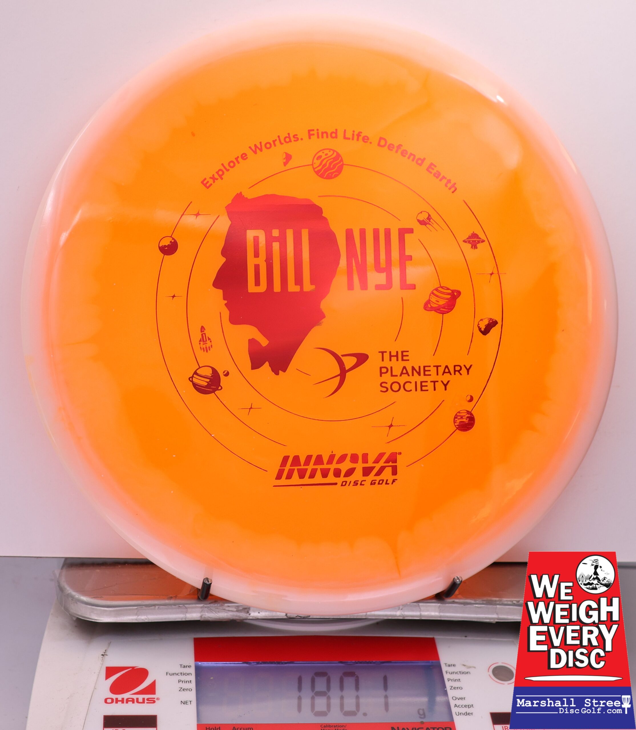 454386 Halo Champion Mako3, Bill Nye - #664 White-Orange, 180