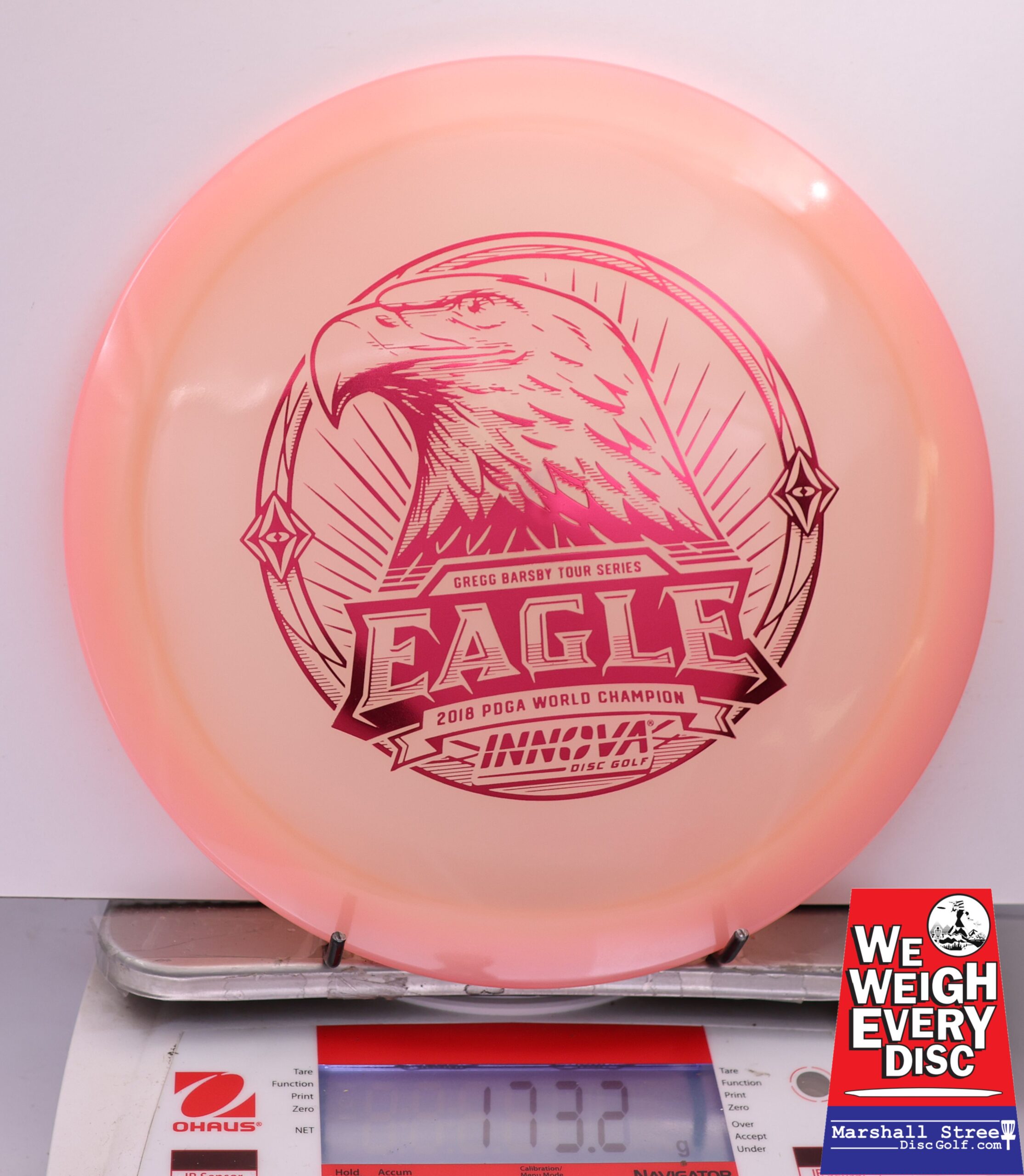 454567 Proto Glow Champion Eagle X, Gregg Barsby 2025 Tour Series - #664 PinkOrngGlow, 173