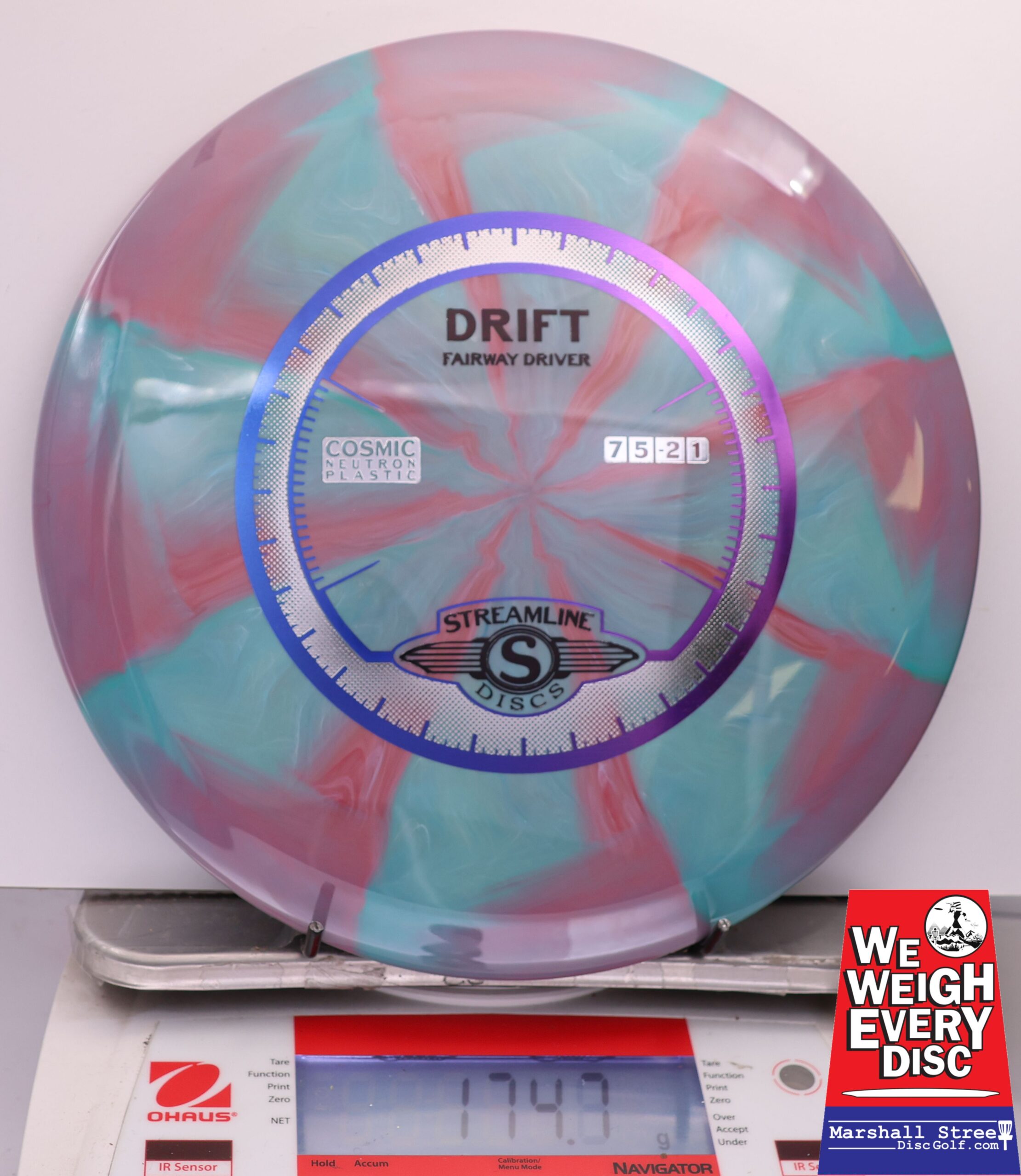 456825 Cosmic Neutron Drift - #832 BluePnkPrp, 175