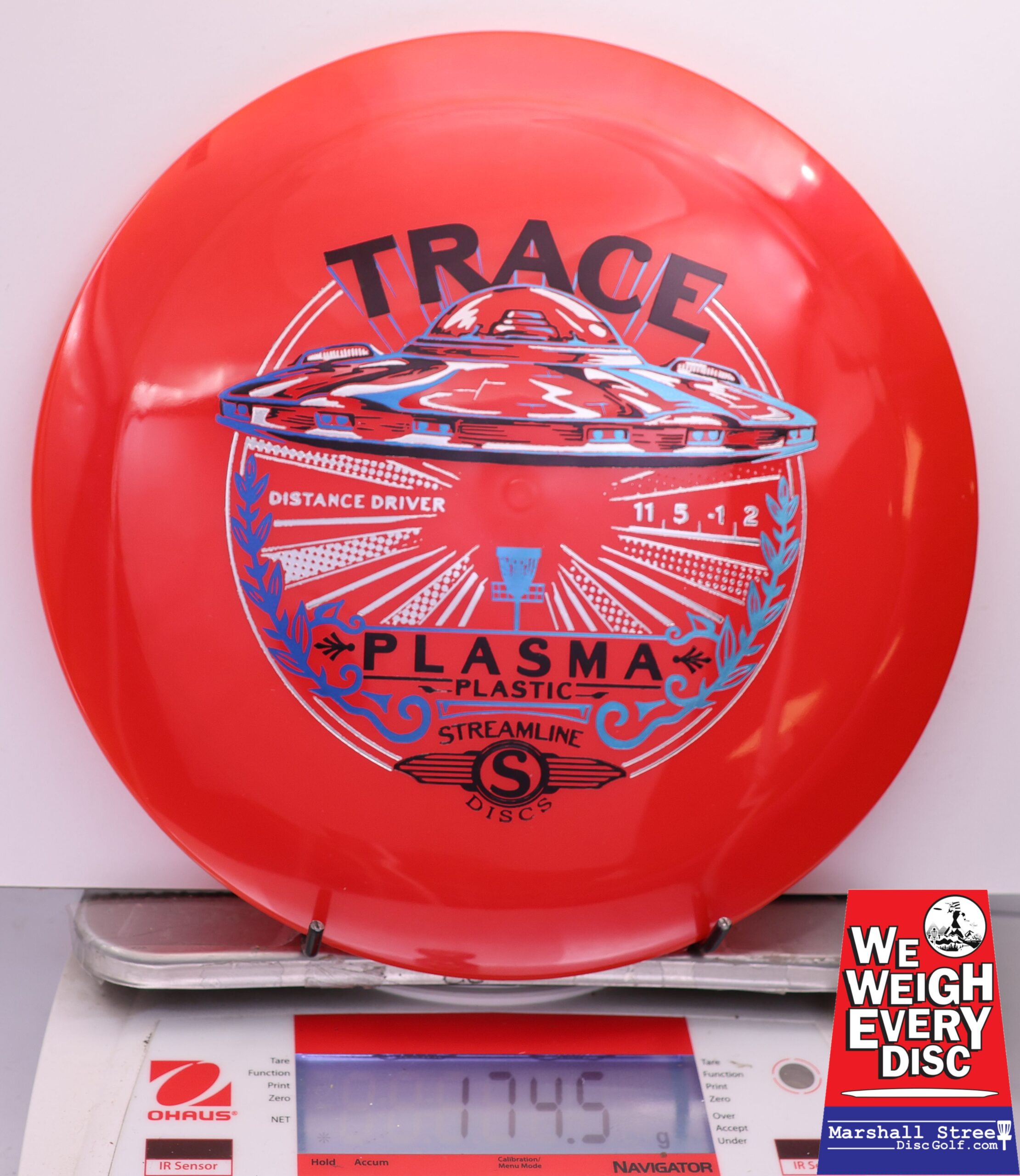 456864 Plasma Trace - #831 Red, 175