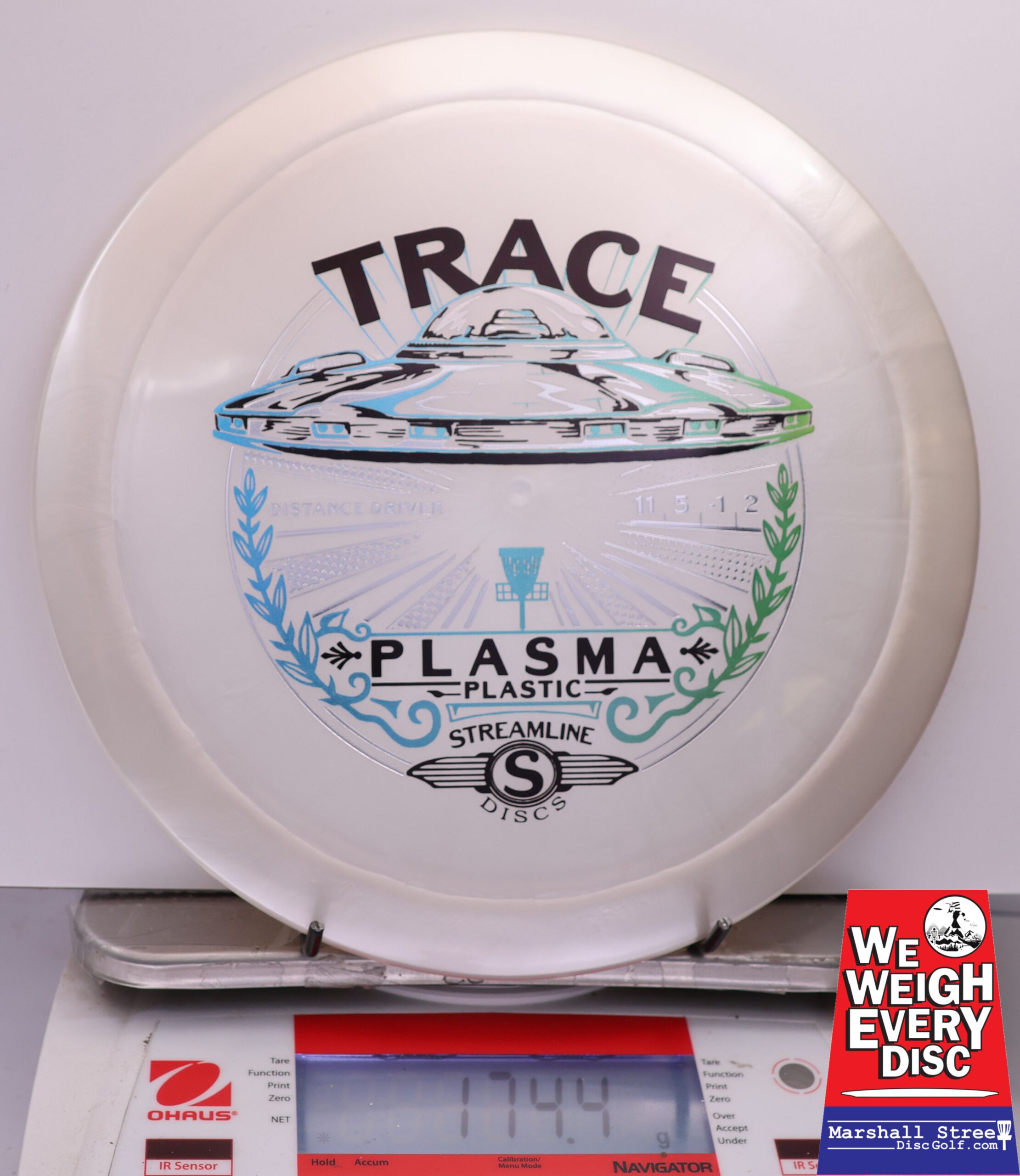 456873 Plasma Trace - #835 White, 174