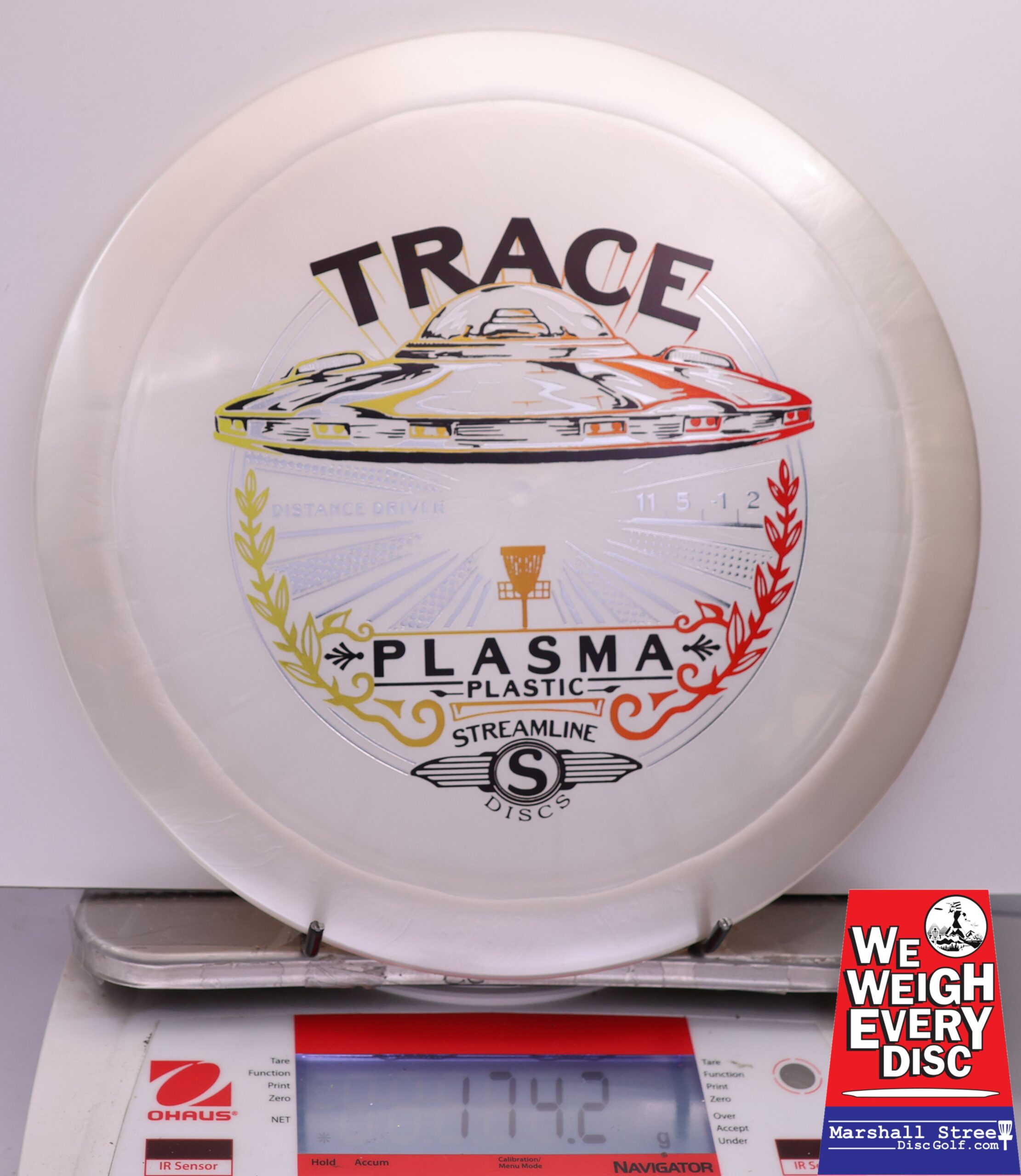 456877 Plasma Trace - #839 White, 174