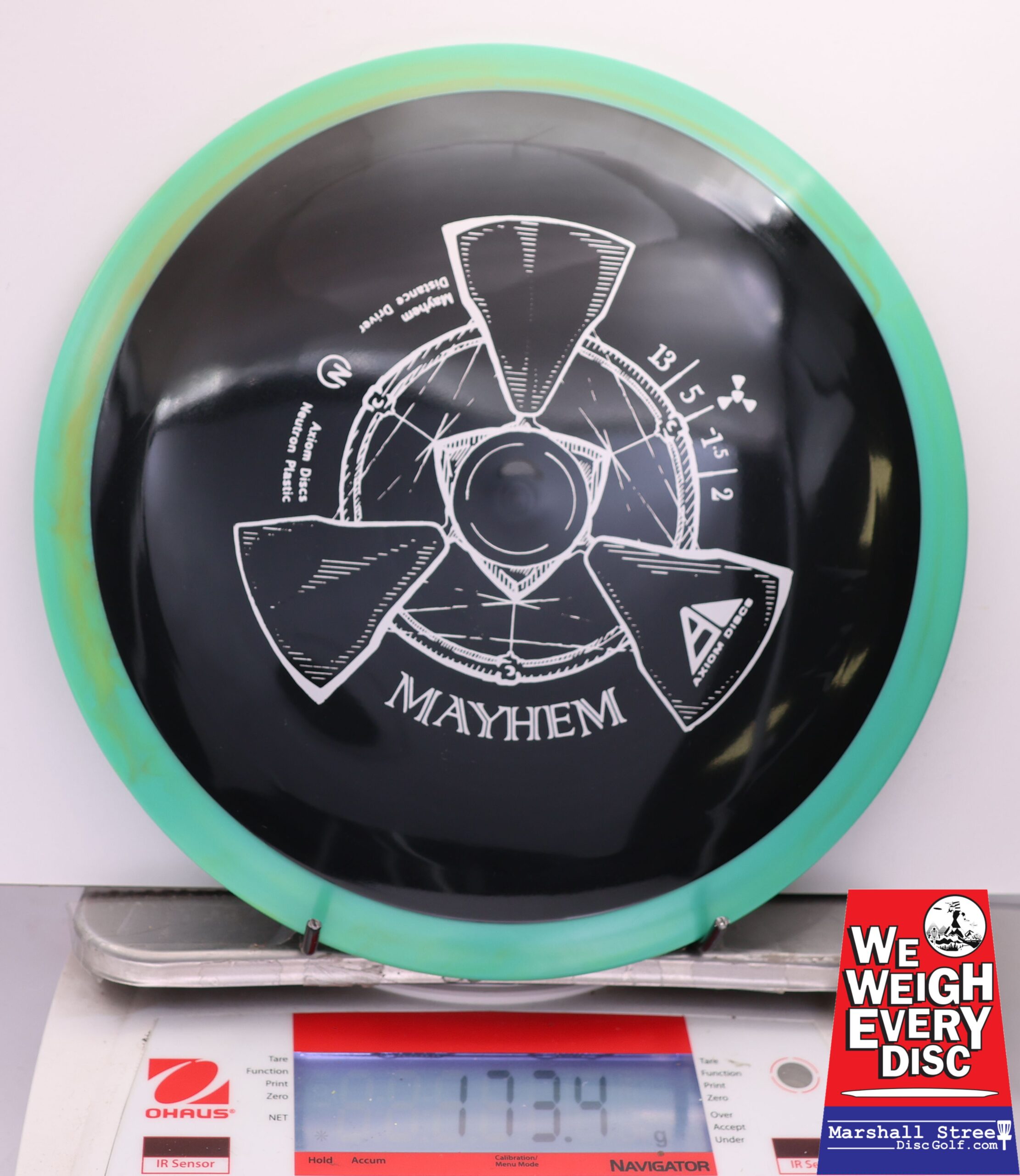 457661 Neutron Mayhem - #838 Teal-Black, 173