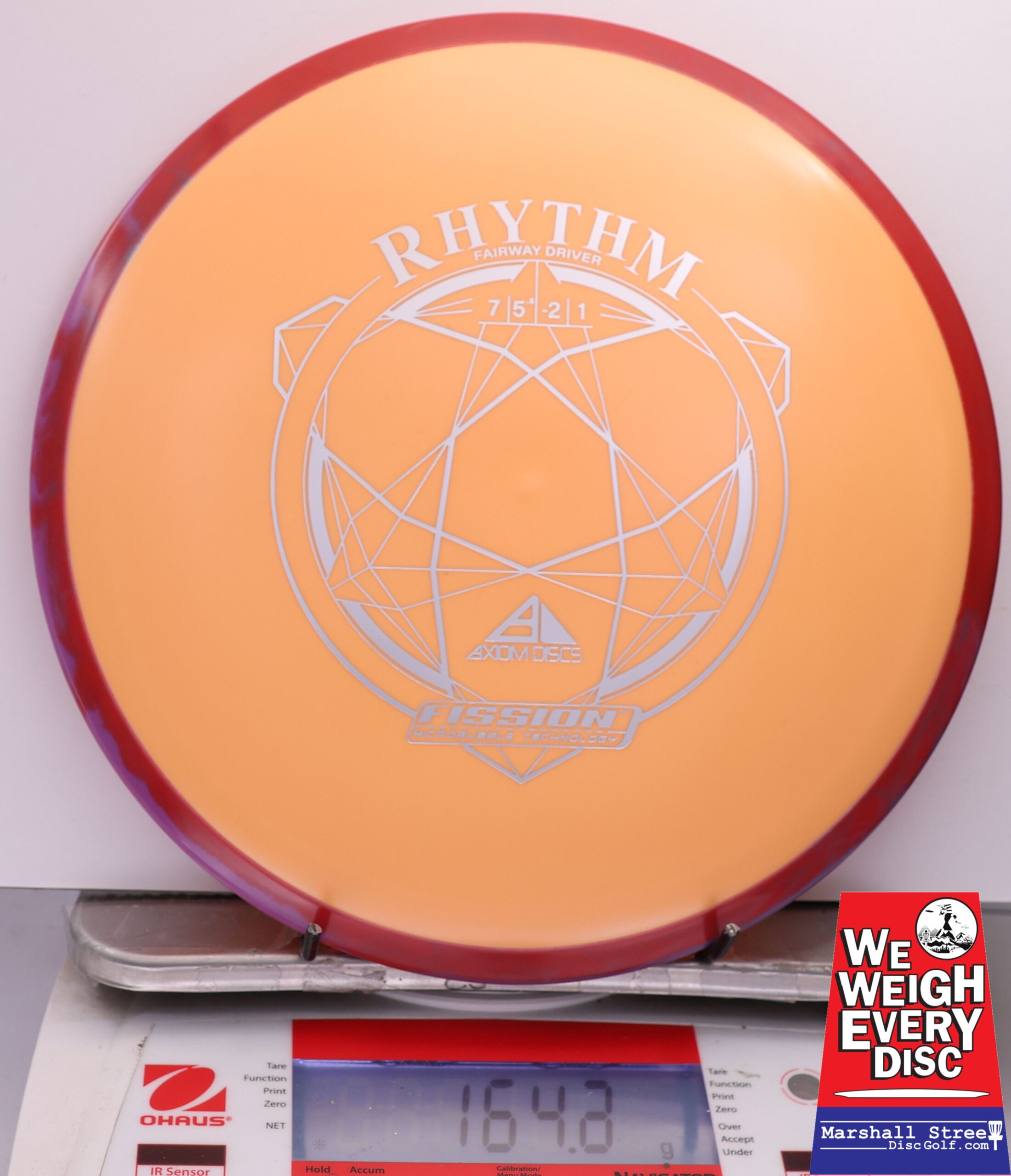 457985 Fission Rhythm - #845 Red-LtOrange, 164