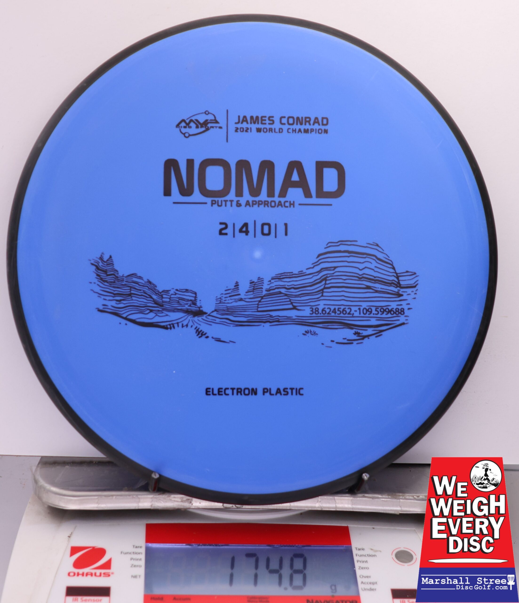 460519 Electron Nomad, James Conrad - #10 Blue, 175