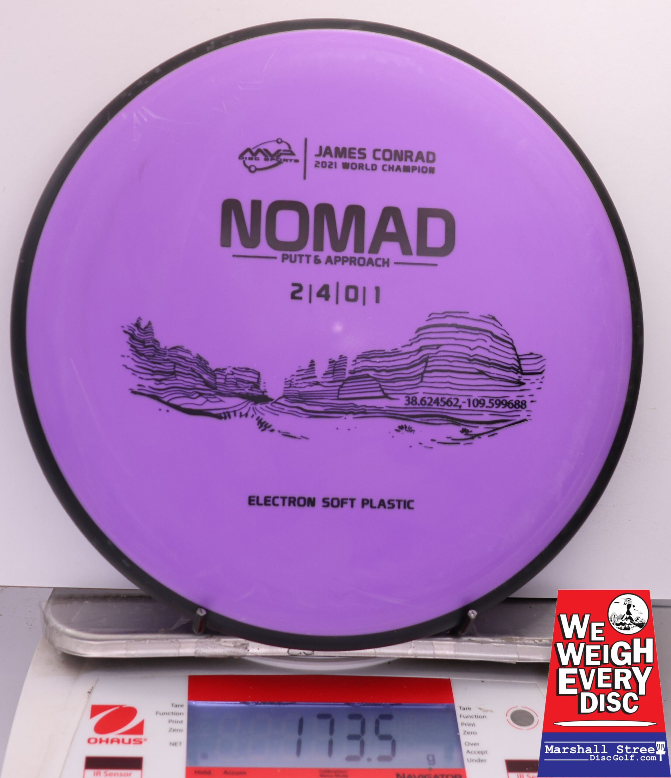 460538 Electron Soft Nomad, James Conrad - #21 Purple, 174