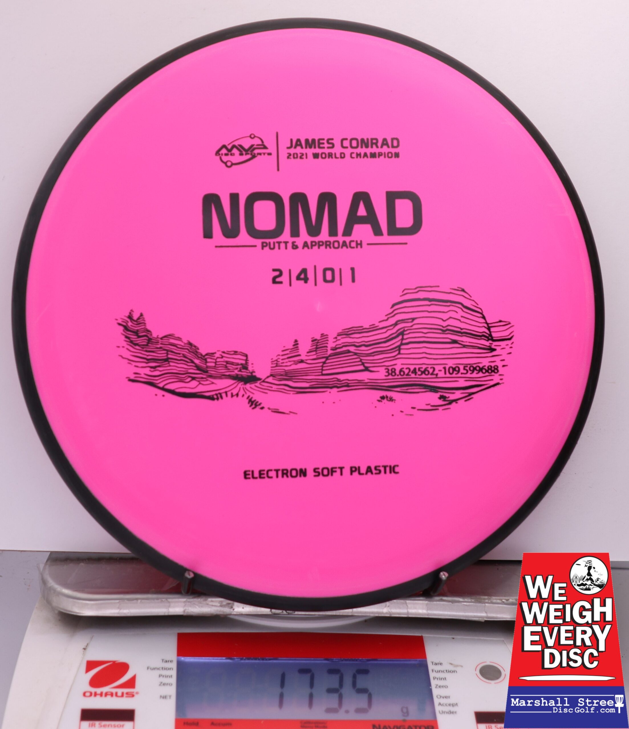 460541 Electron Soft Nomad, James Conrad - #24 Pink, 174
