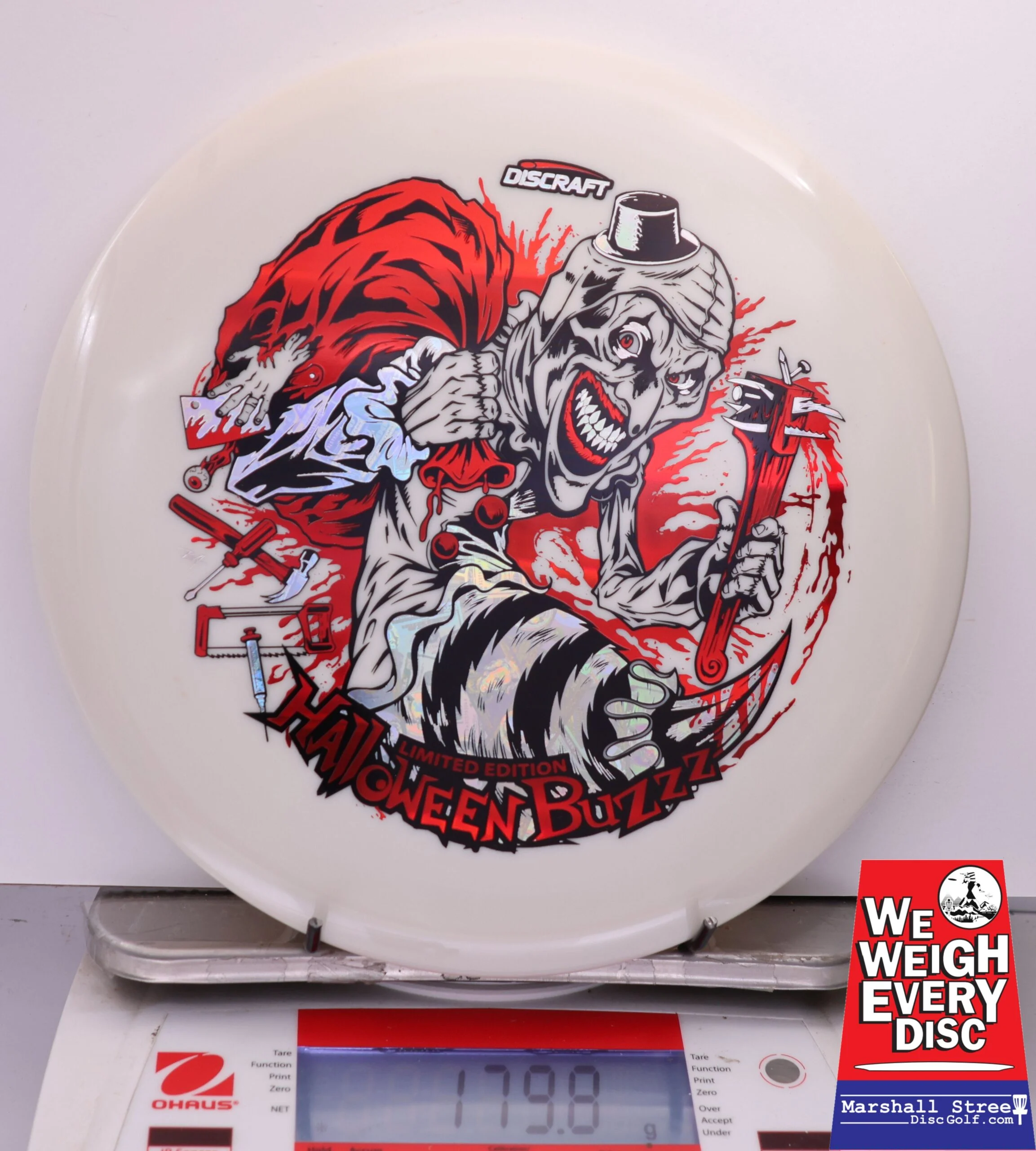 460792 ESP Buzzz, Tri-Foil Glow - 2025 Halloween Limited Edition - #33 WhiteGlow, 180
