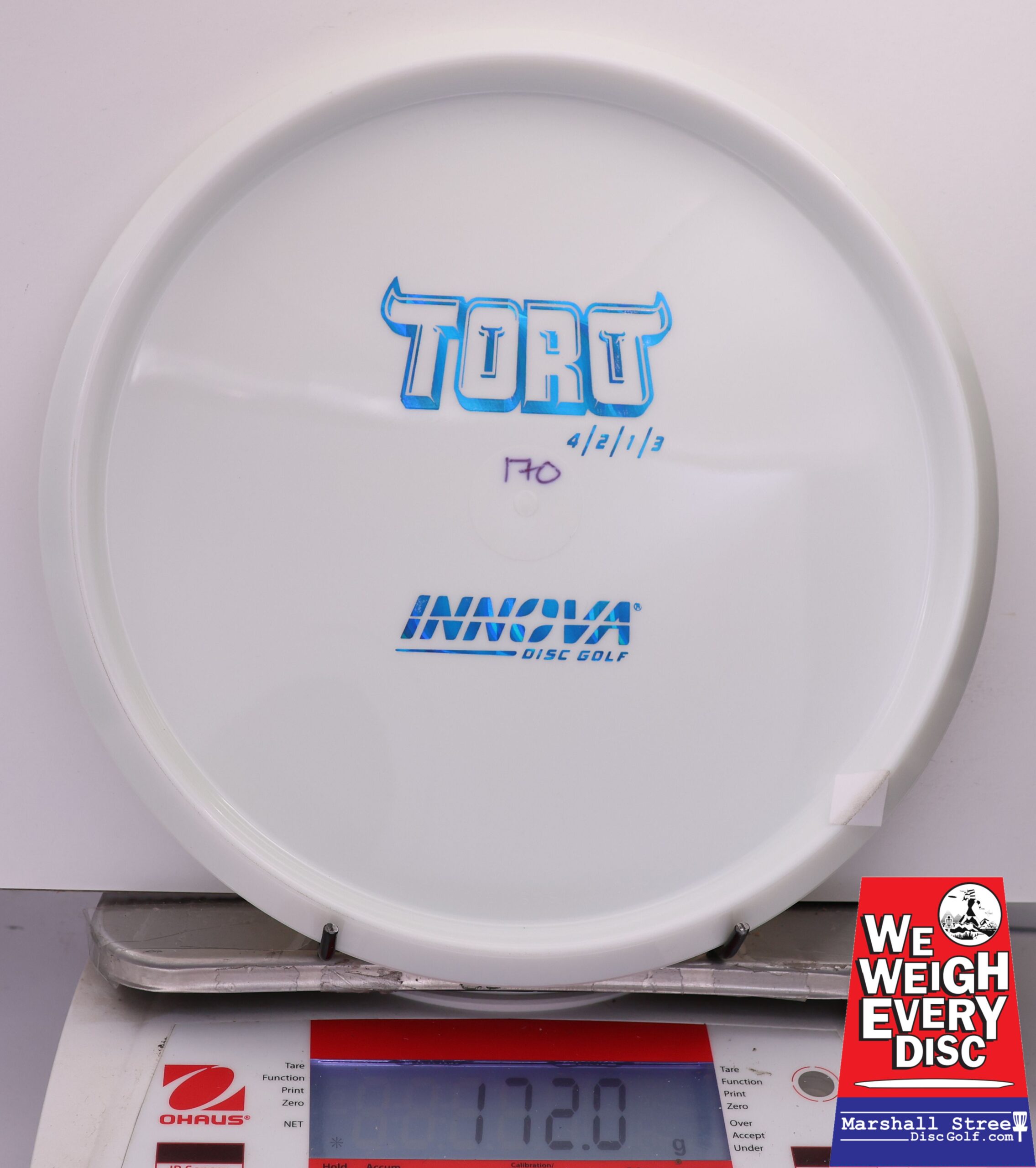 461948 Star Toro, Bottom Stamp - #07 White, 172