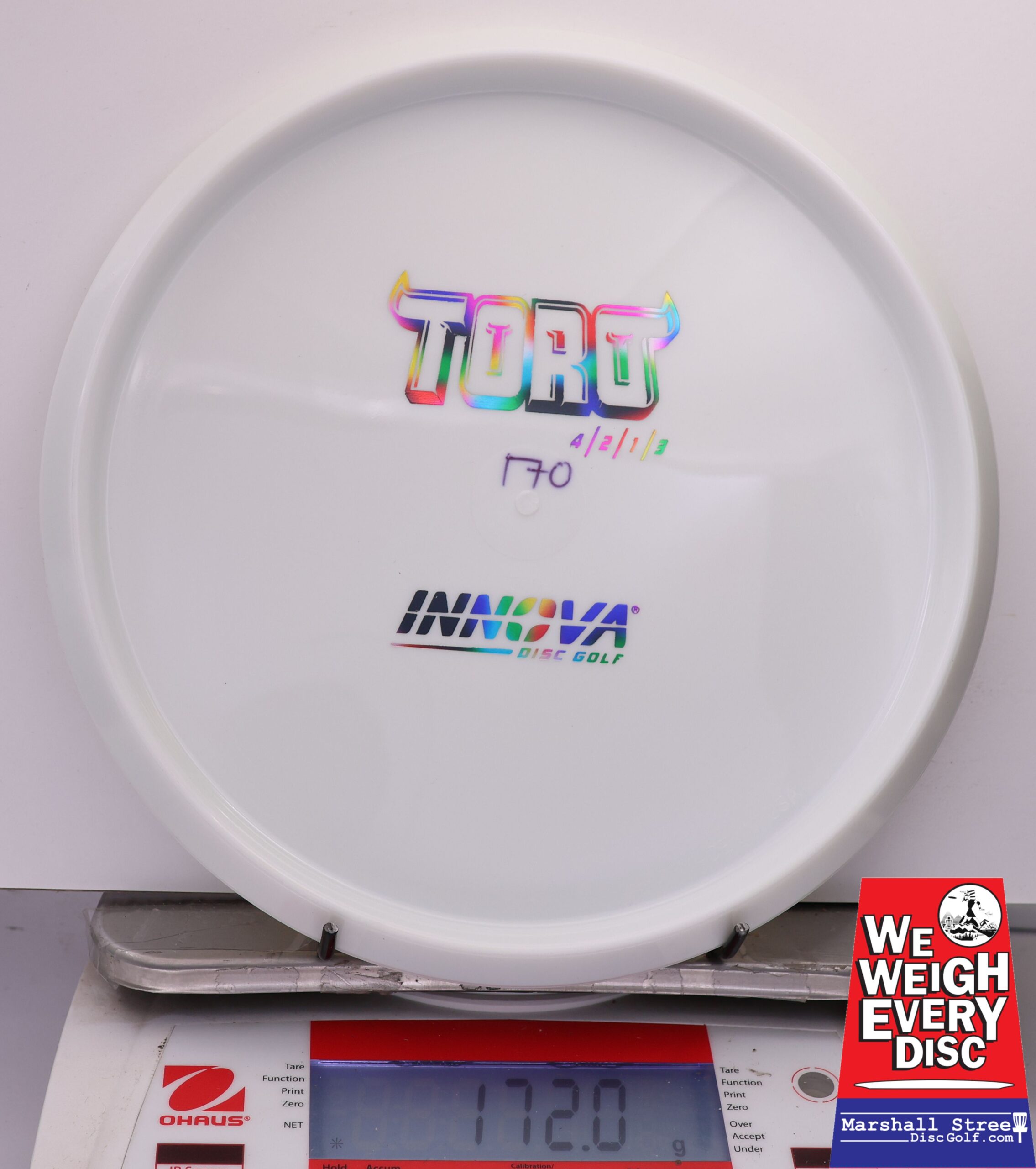 461949 Star Toro, Bottom Stamp - #08 White, 172