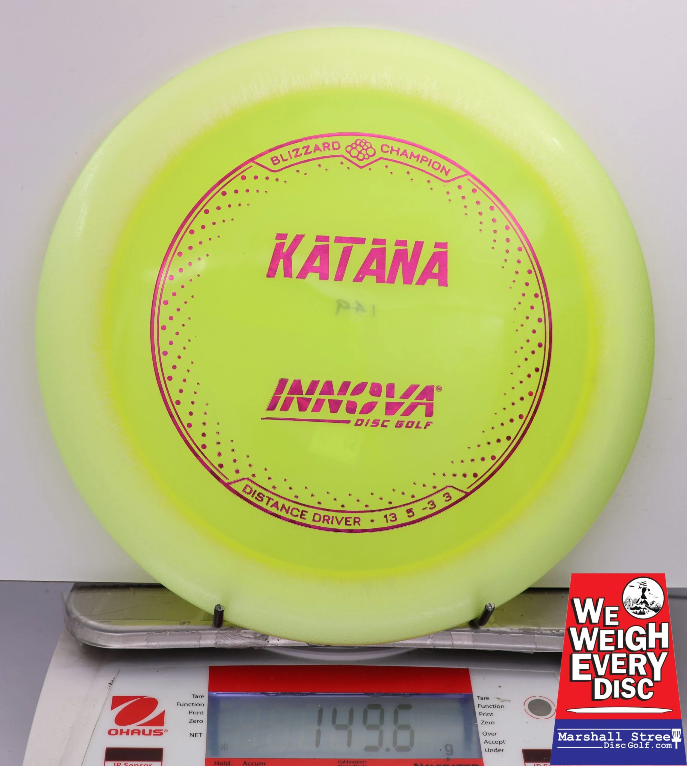 463754 Blizzard Katana - #05 Yellow, 150