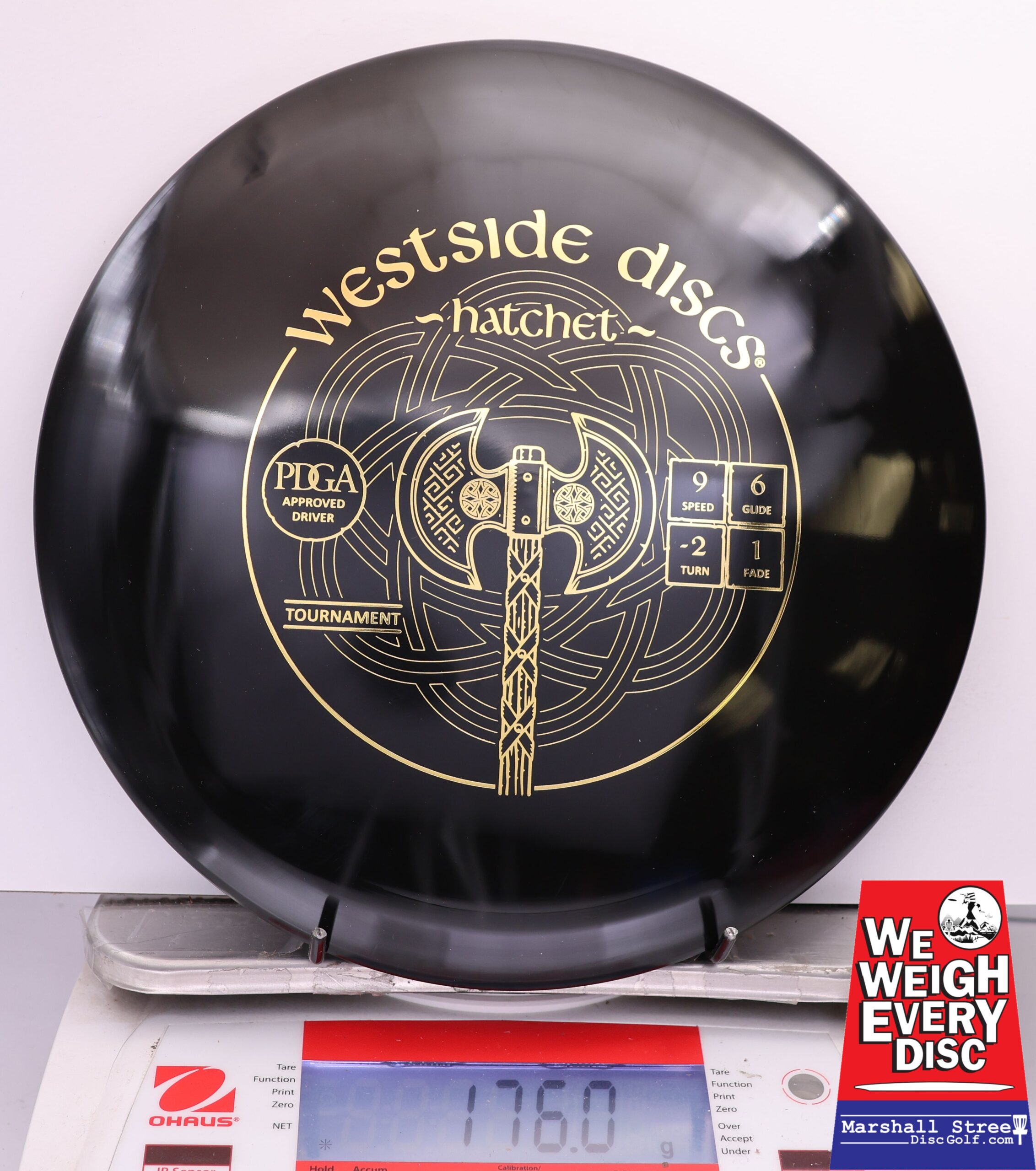 464496 Tournament Hatchet - #773 Black, 176