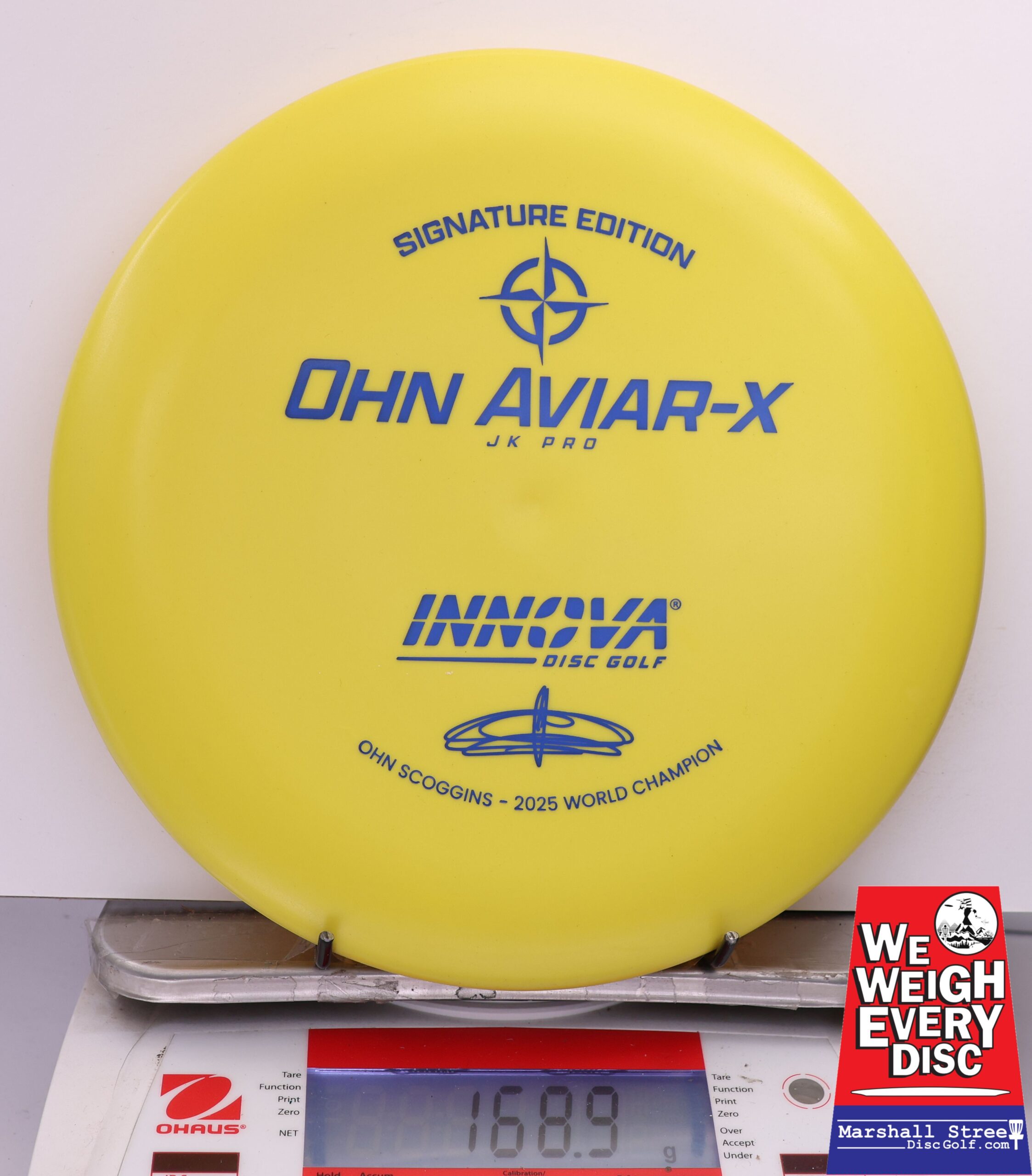 464861 JK Pro Aviar-X, Ohn Scoggins 2025 FPO World Champion - #50 Yellow, 169