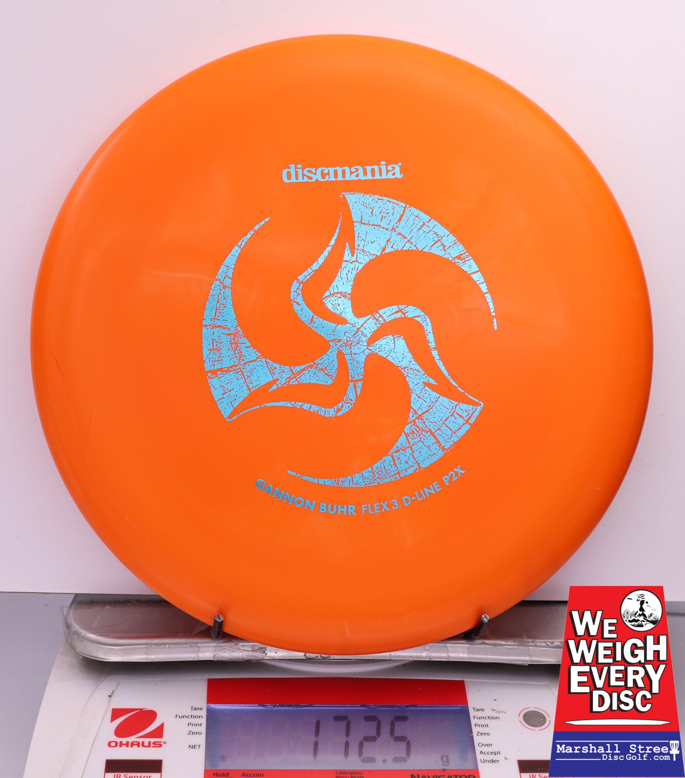 464659 D-Line P2X, Flex 3 - Huk Lab - Gannon Buhr Signature Series - #773 Orange, 173