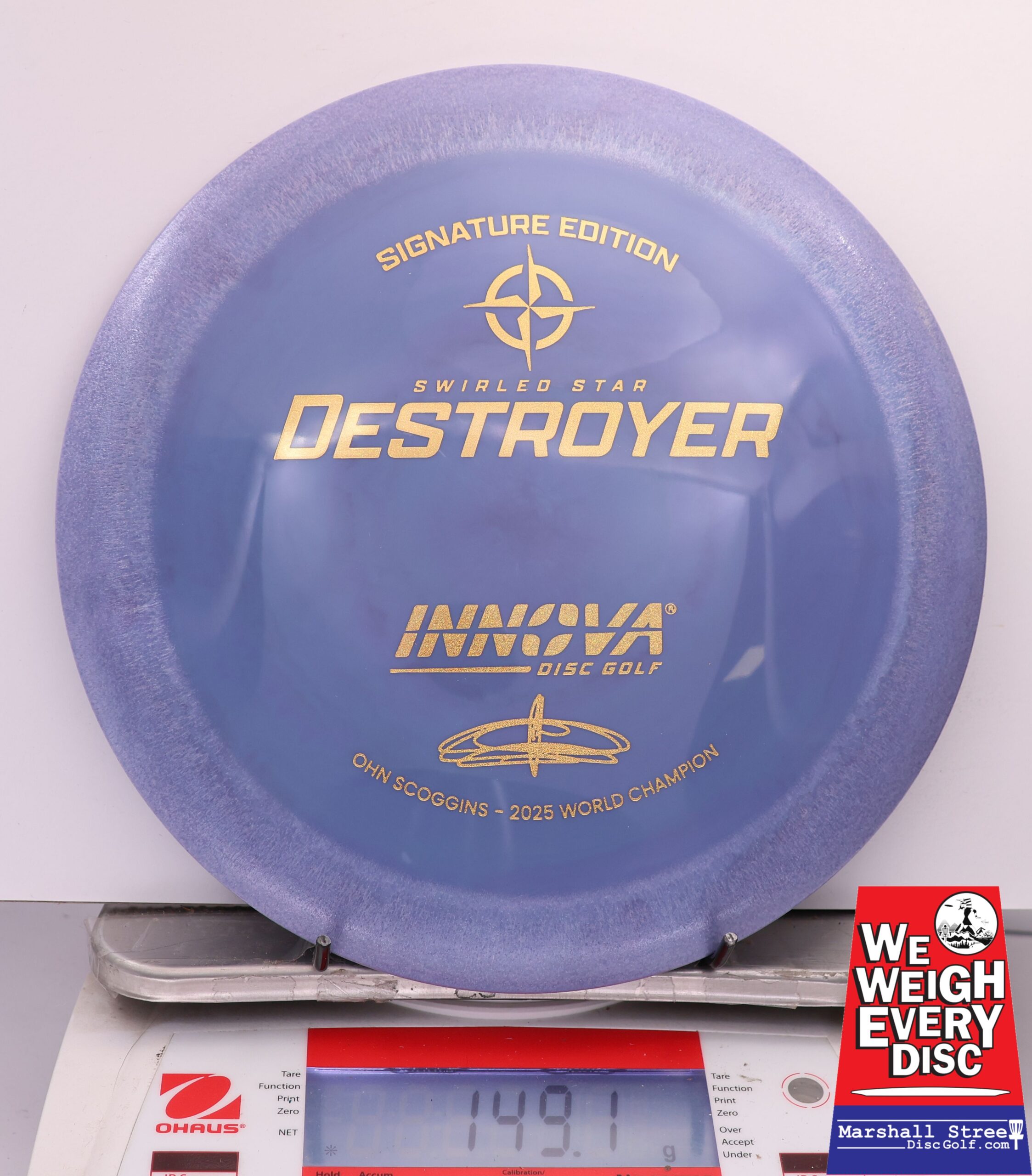 464975 Swirled Star Destroyer, Ohn Scoggins 2025 FPO World Champion - #22 Purple, 149