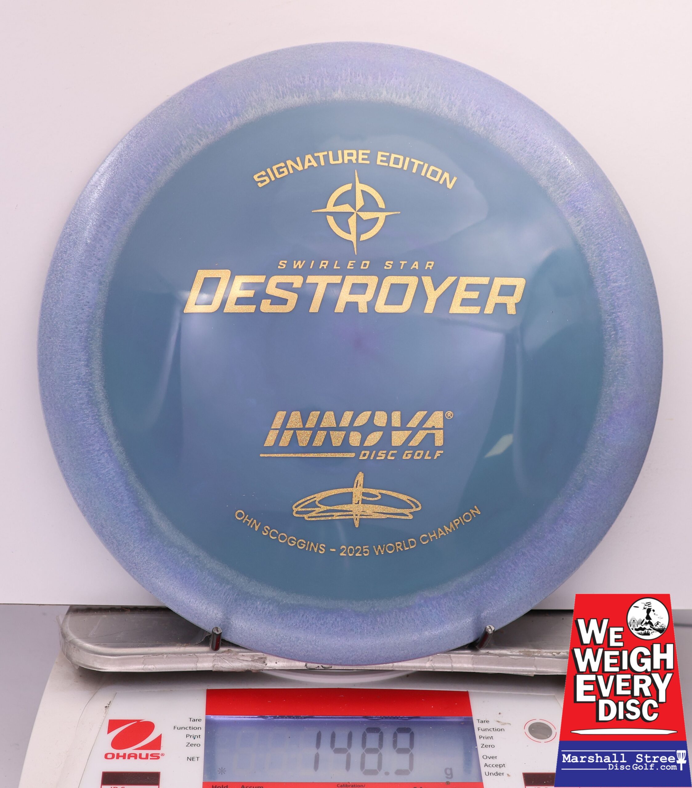 465011 Swirled Star Destroyer, Ohn Scoggins 2025 FPO World Champion - #26 PurpleTeal, 149