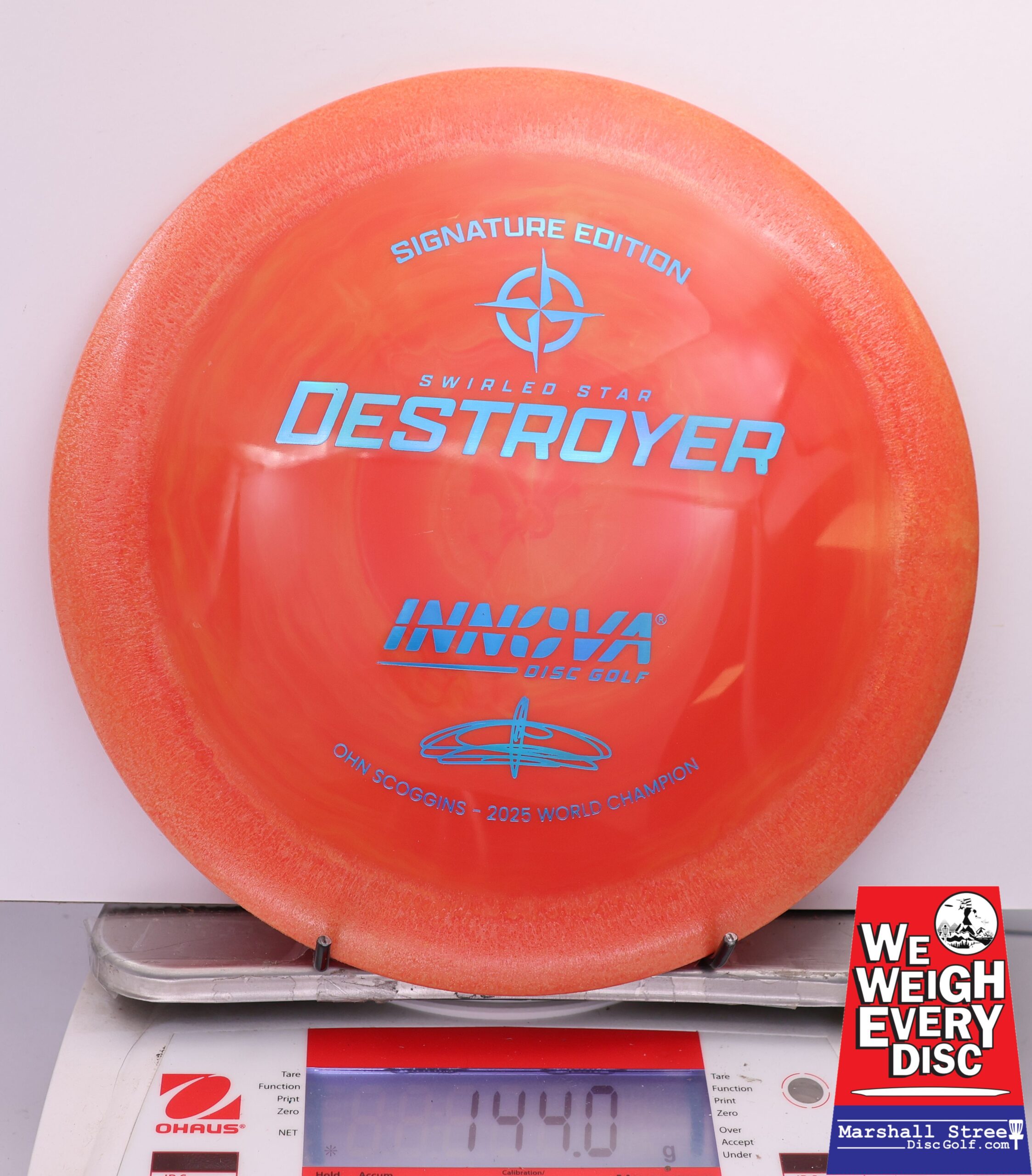 465161 Swirled Star Destroyer, Ohn Scoggins 2025 FPO World Champion - #48 Orange, 144