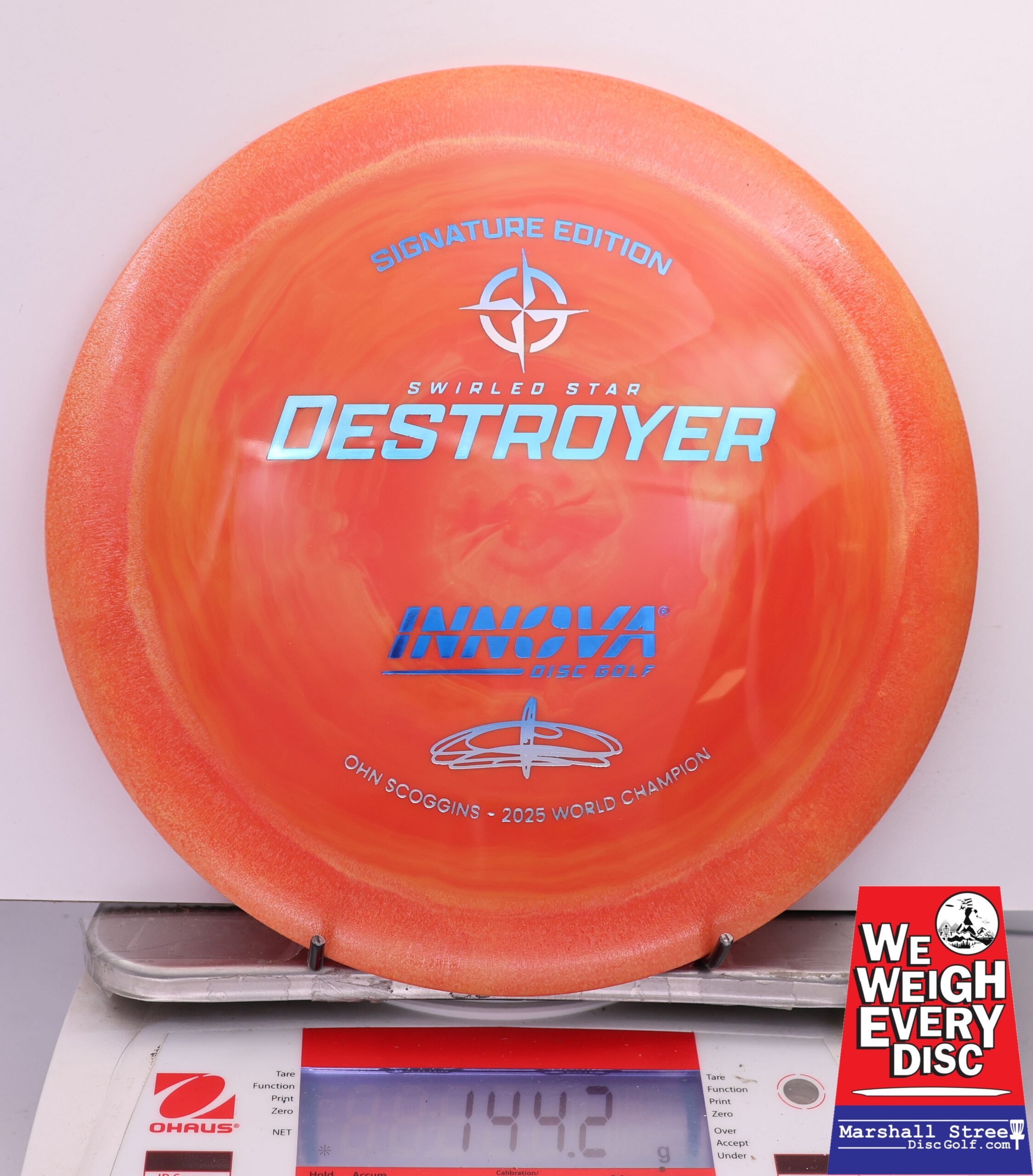 465197 Swirled Star Destroyer, Ohn Scoggins 2025 FPO World Champion - #52 Orange, 144
