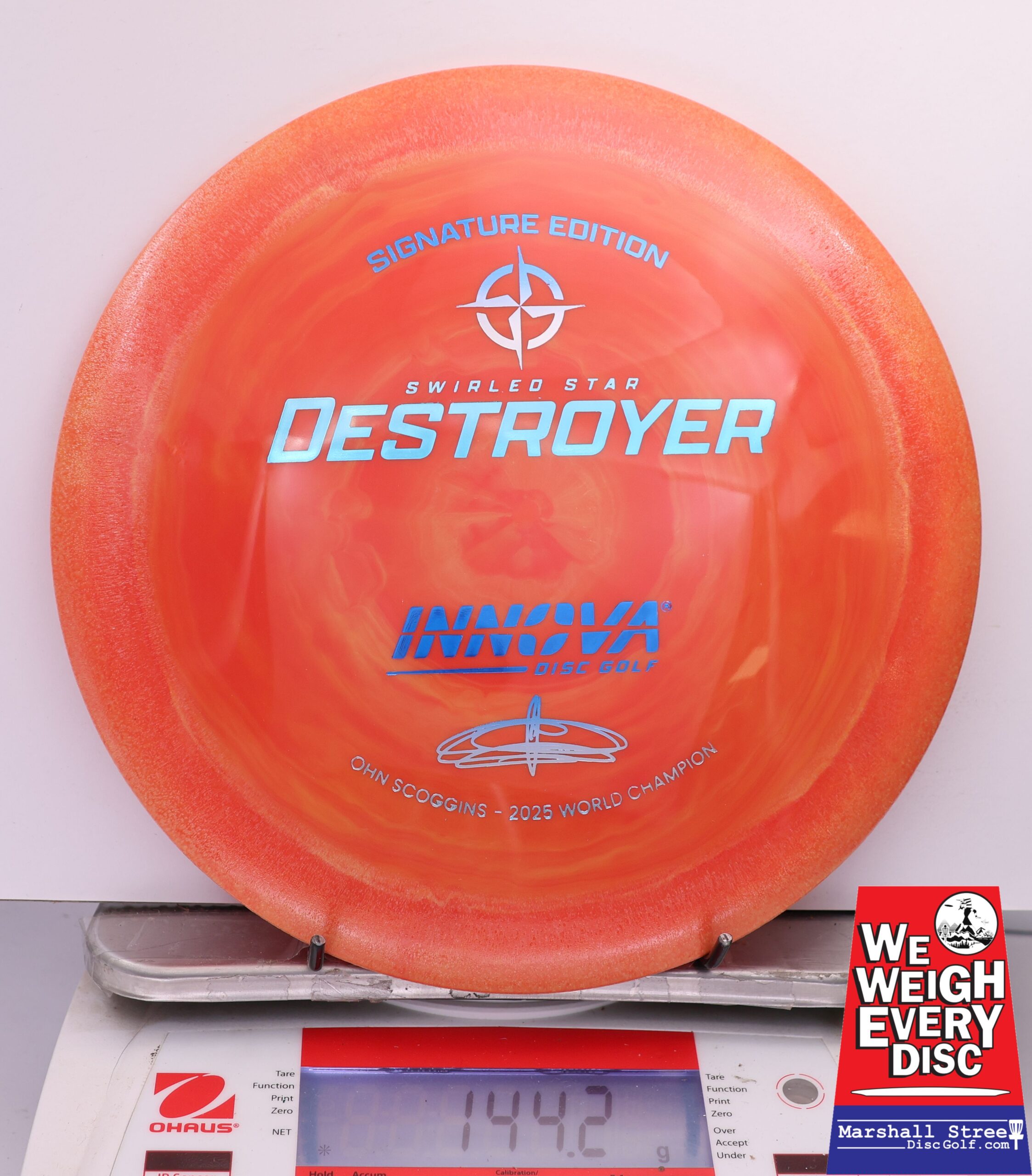 465232 Swirled Star Destroyer, Ohn Scoggins 2025 FPO World Champion - #55 Orange, 144