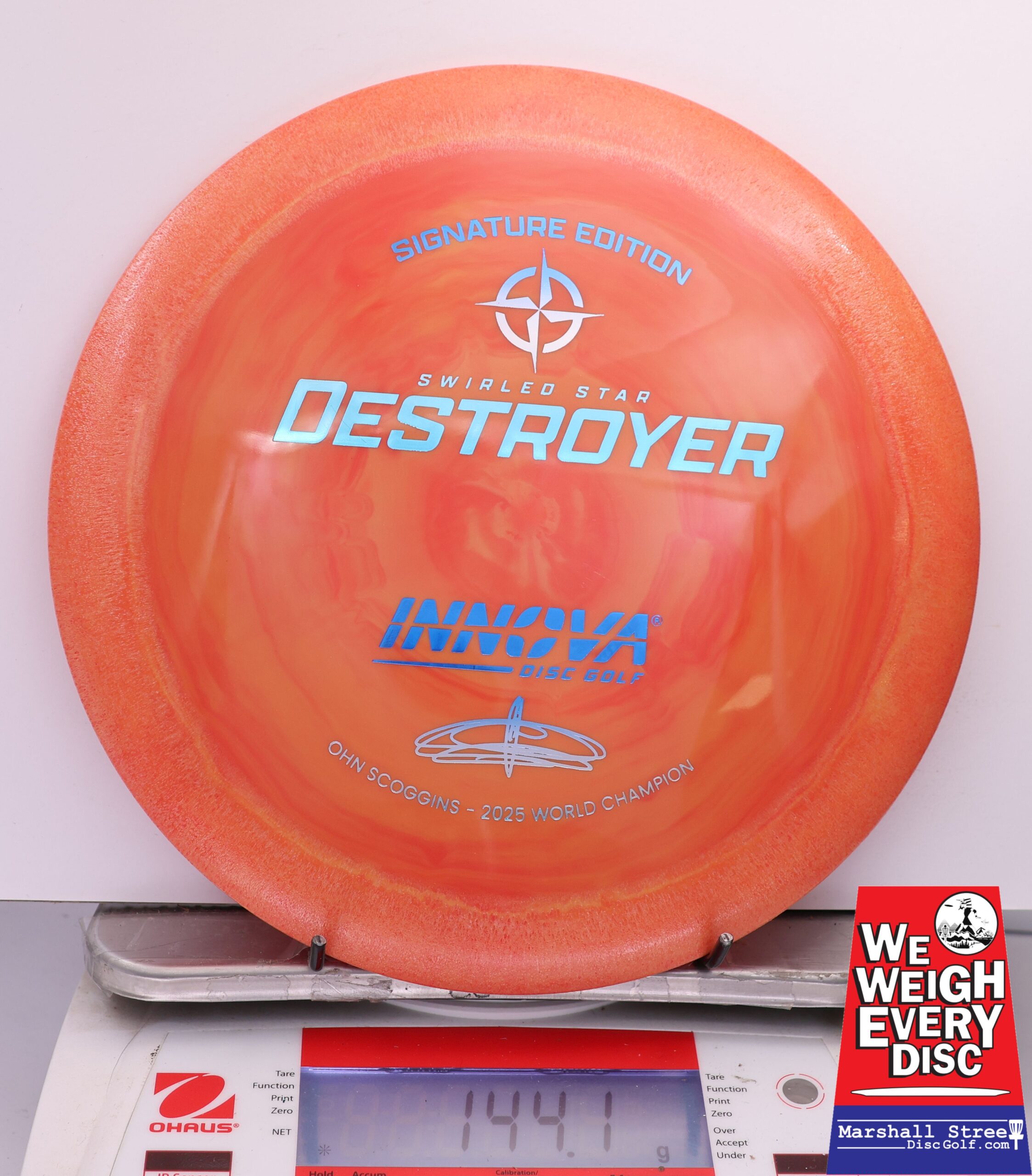 465233 Swirled Star Destroyer, Ohn Scoggins 2025 FPO World Champion - #56 Orange, 144