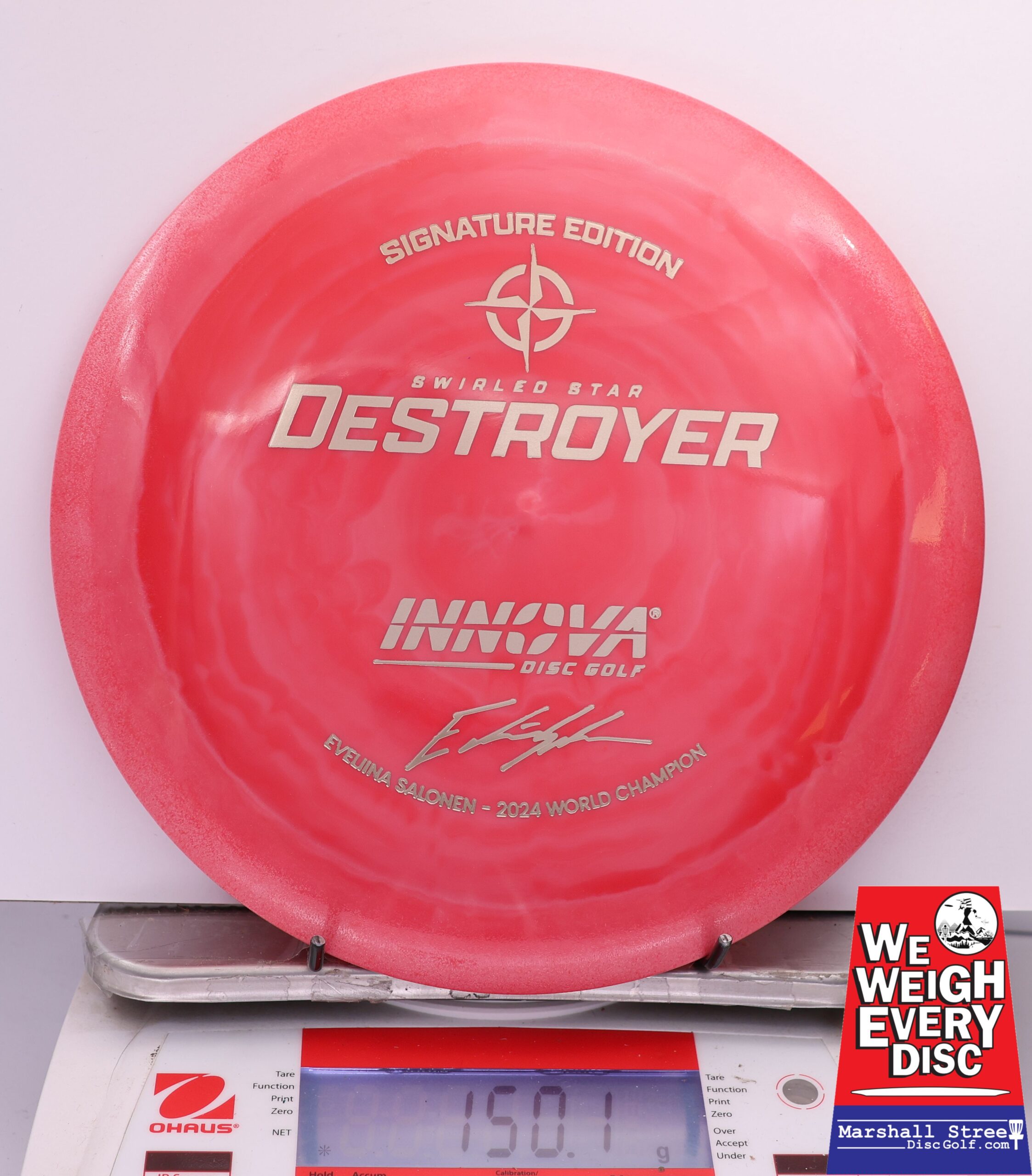 465277 Swirled Star Destroyer, Eveliina Salonen 2024 World Champion - #19 Red, 150